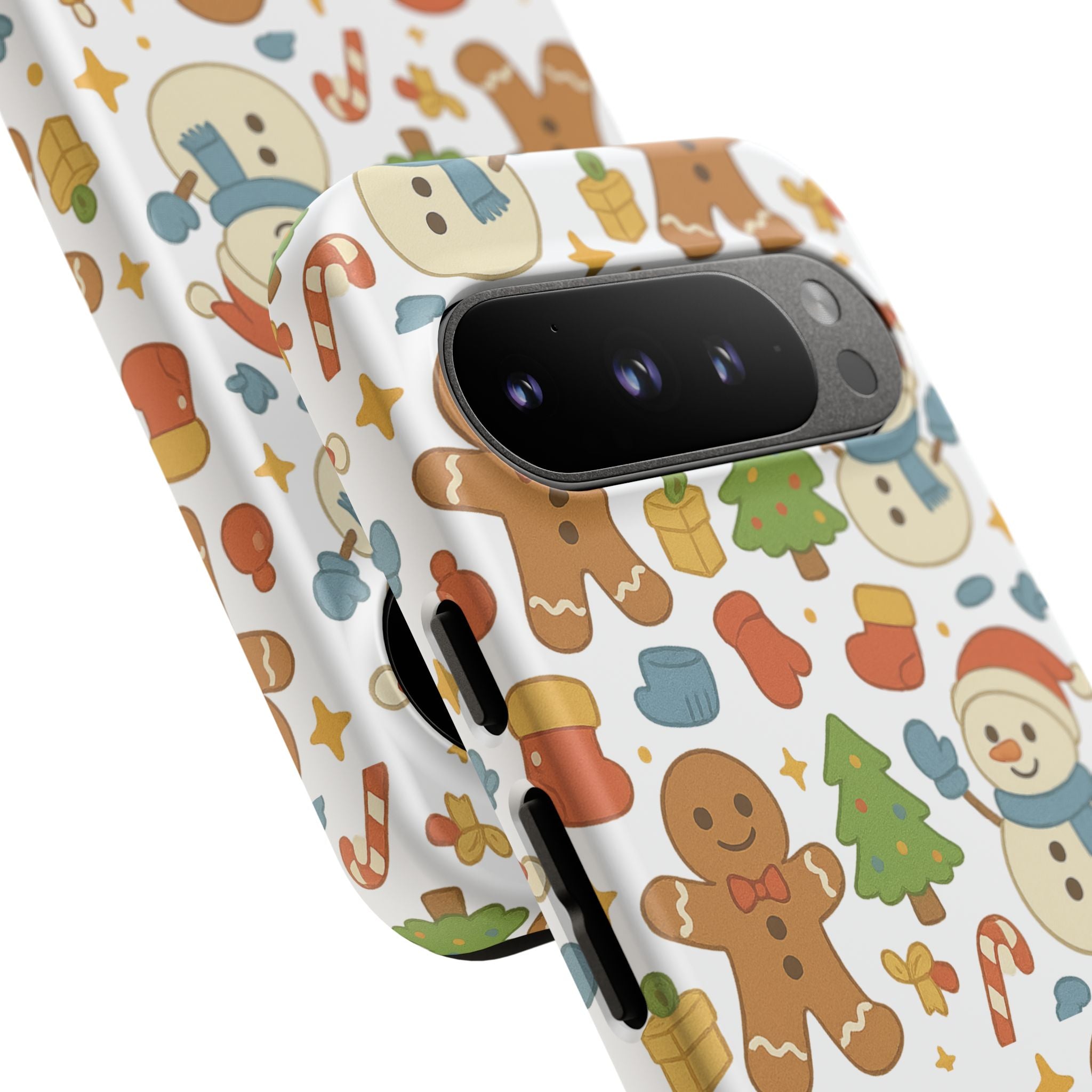 Cute Gingerbread/ Snowmen Christmas Phone Case
