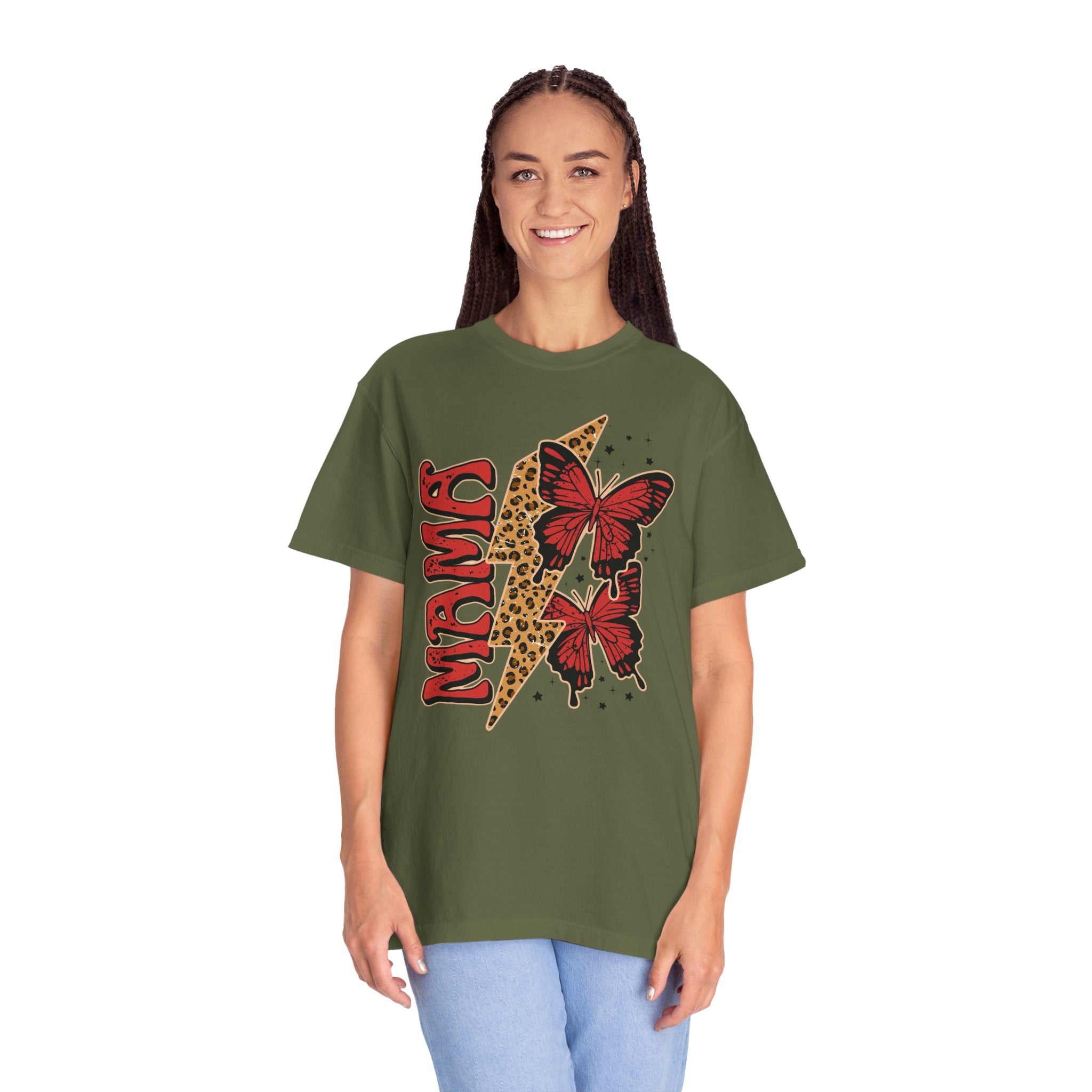 Cheetah Butterfly Mama Unisex T-Shirt