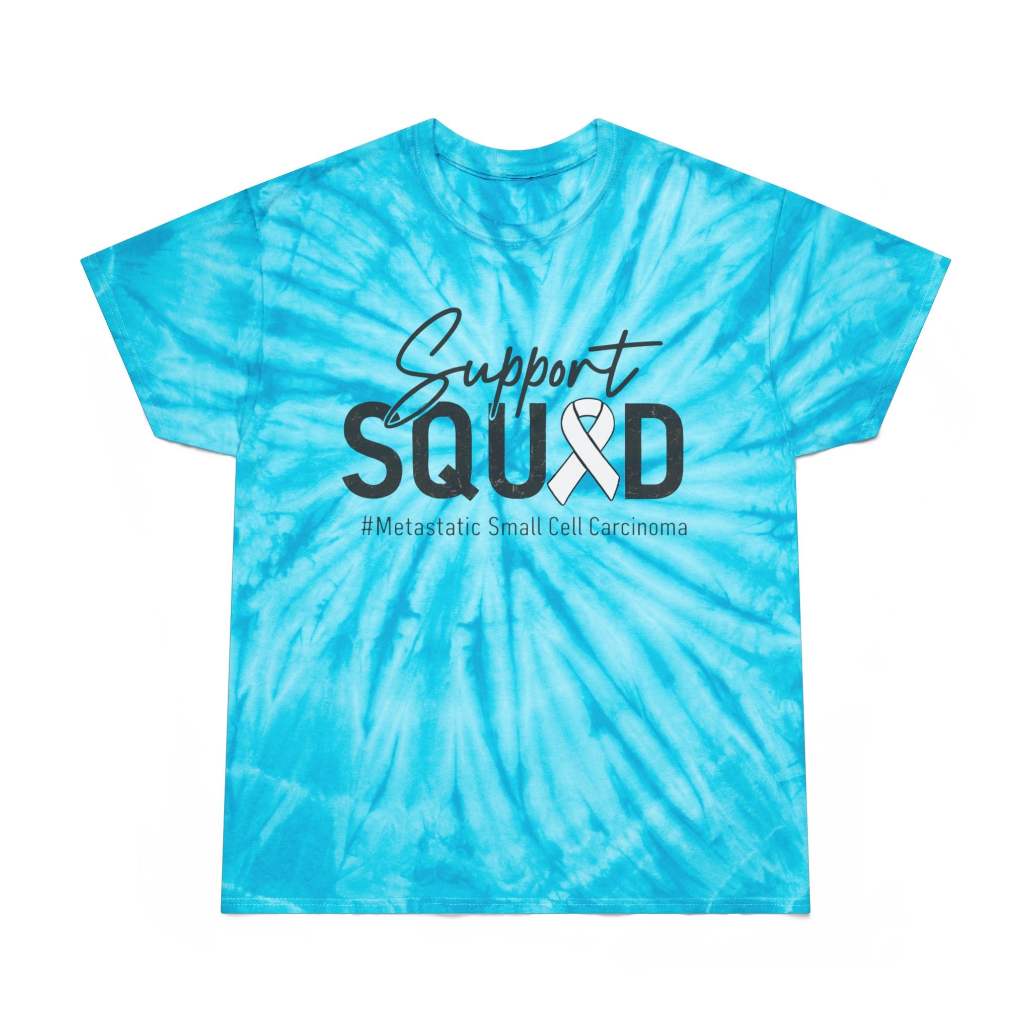 White Ribbon Support Tie-Dye Cyclone Tee