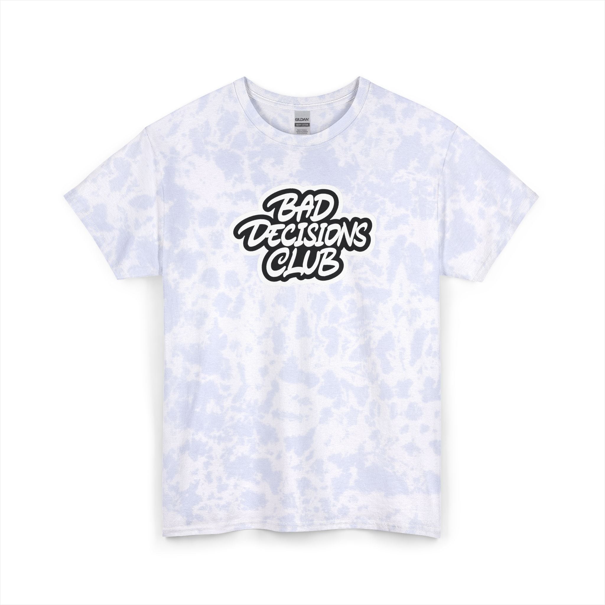 Bad Decisions Club Tie-Dye Gildan unisex Tee