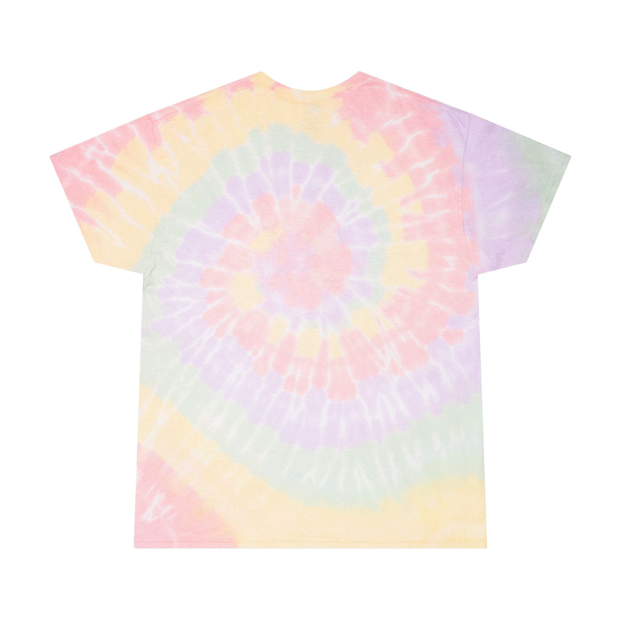 White Ribbon Warrior Tie-Dye Spiral Tee