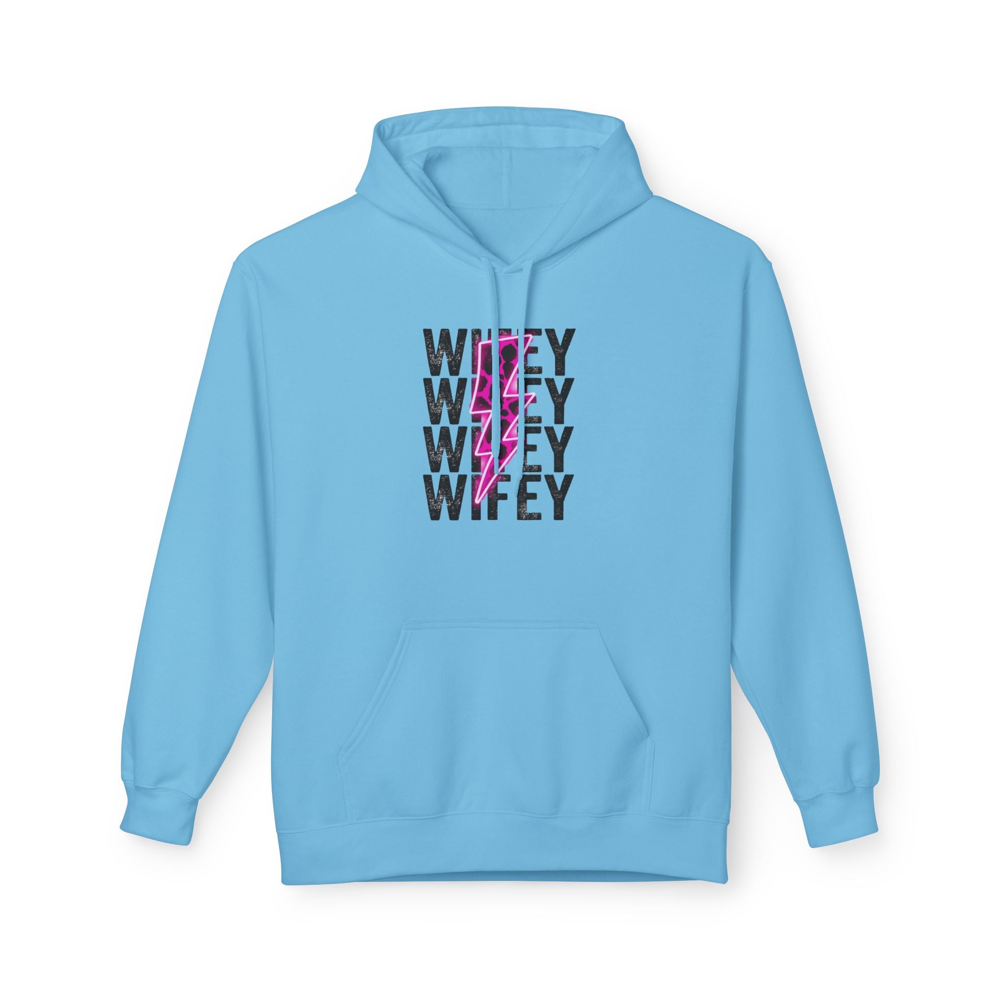 Pink Wifey Fleece Hoodie
