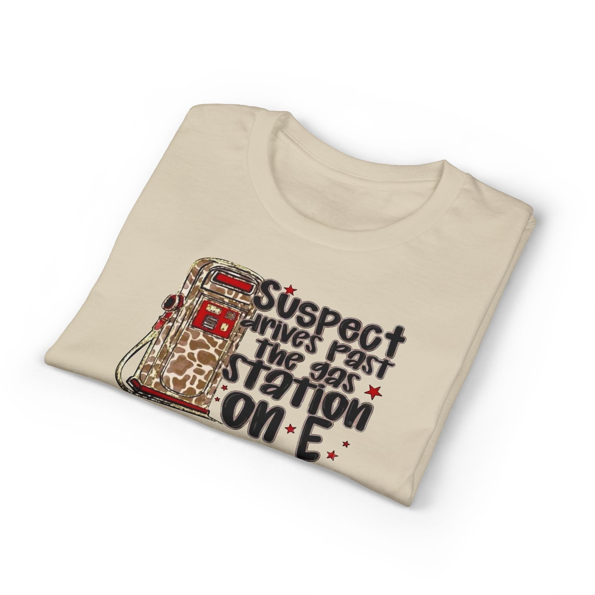 Suspect Drives on E unisex T-Shirt