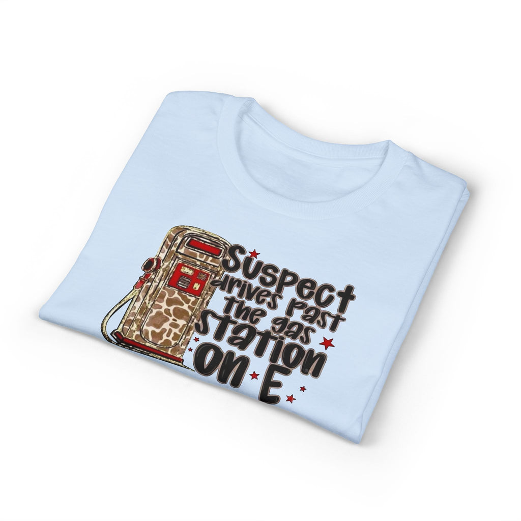 Suspect Drives on E unisex T-Shirt