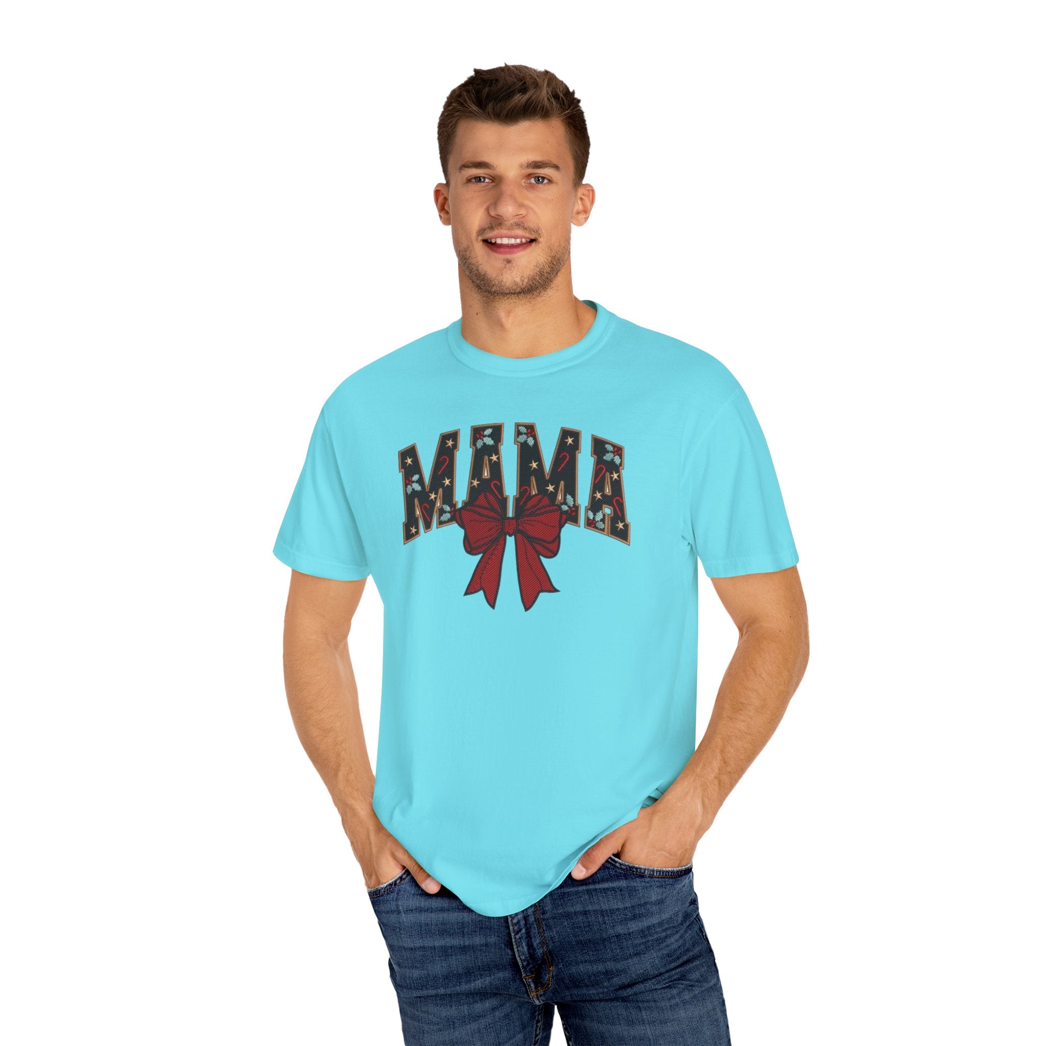 Festive Mama Bow Unisex T-Shirt