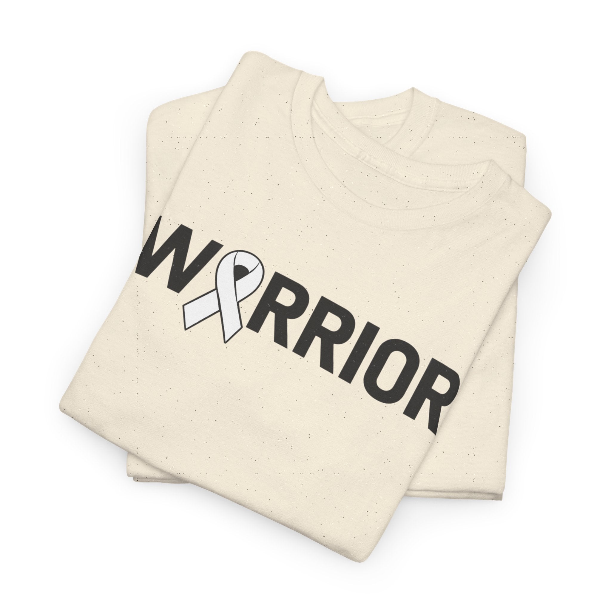 White Ribbon Warrior Unisex Gildan T-Shirt