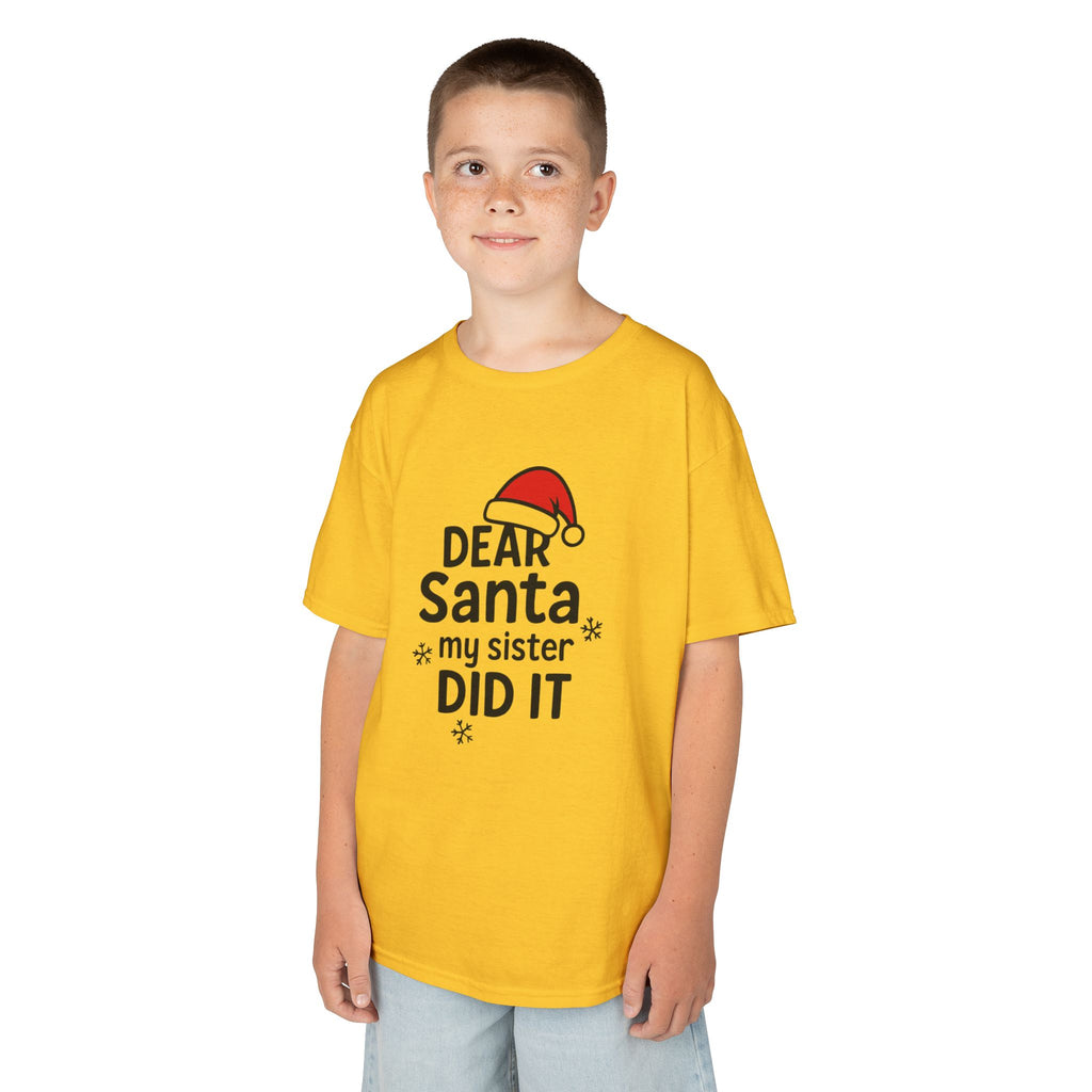 My Sister Did It Kids Tee