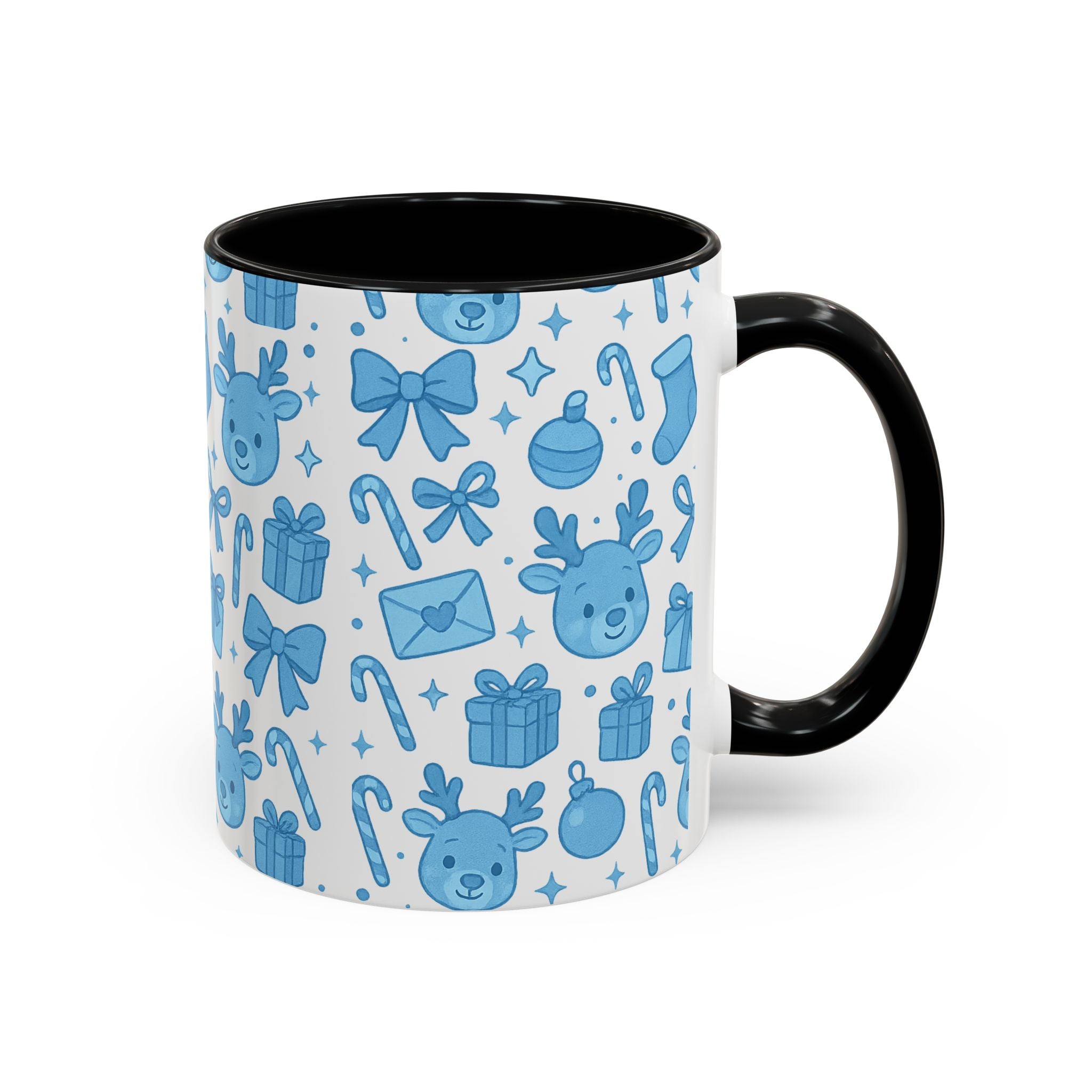 Cute Blue Christmas Mug