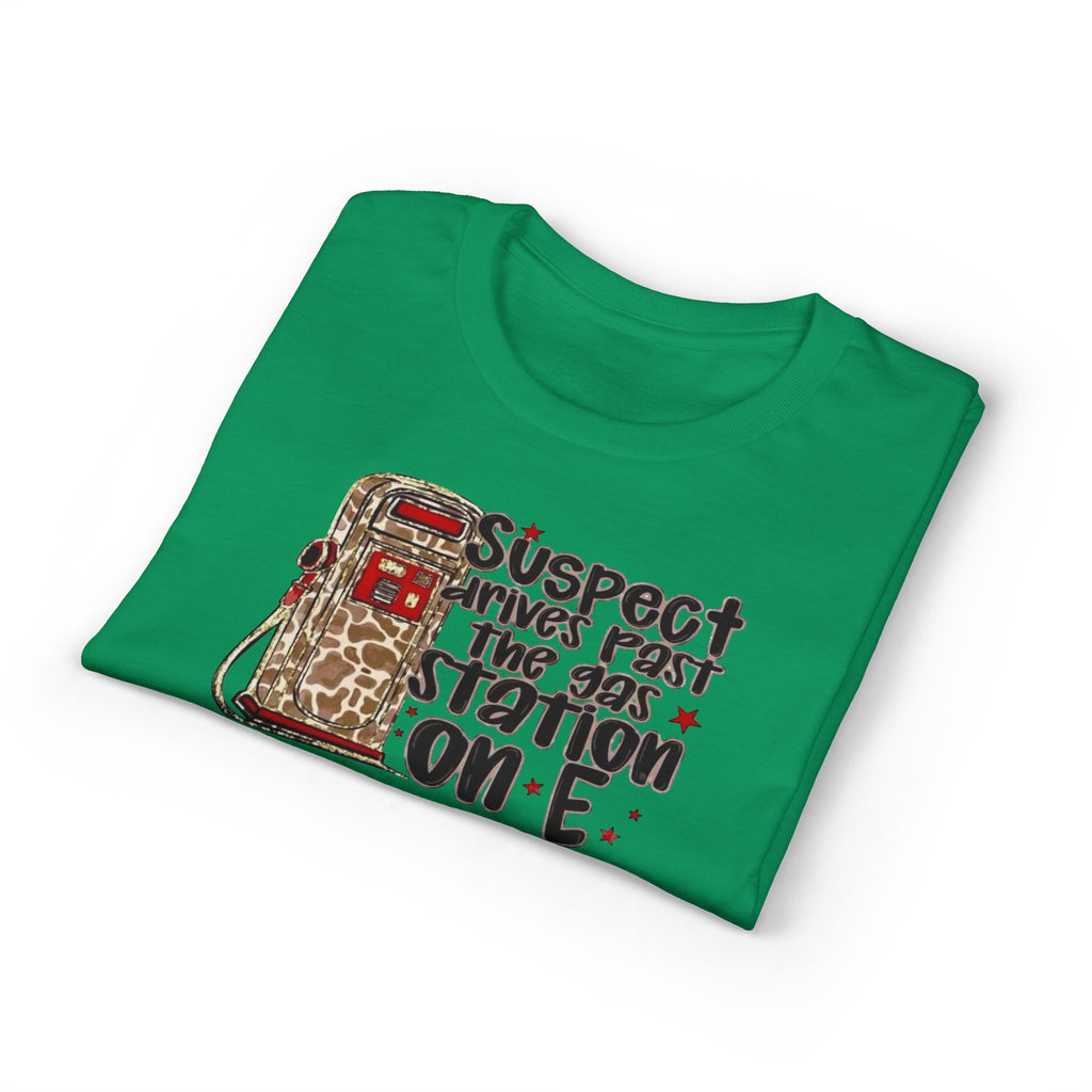 Suspect Drives on E unisex T-Shirt
