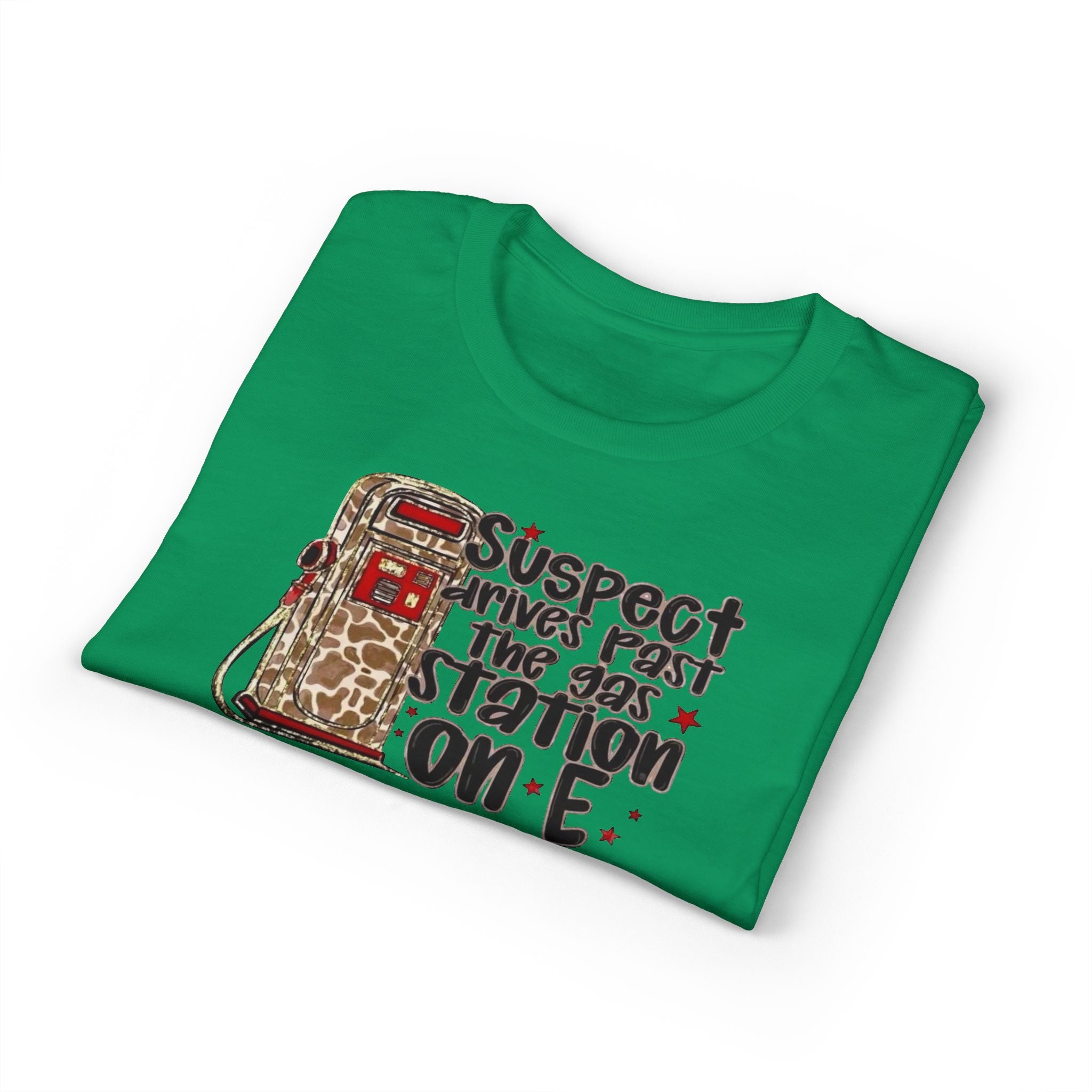 Suspect Drives on E unisex T-Shirt