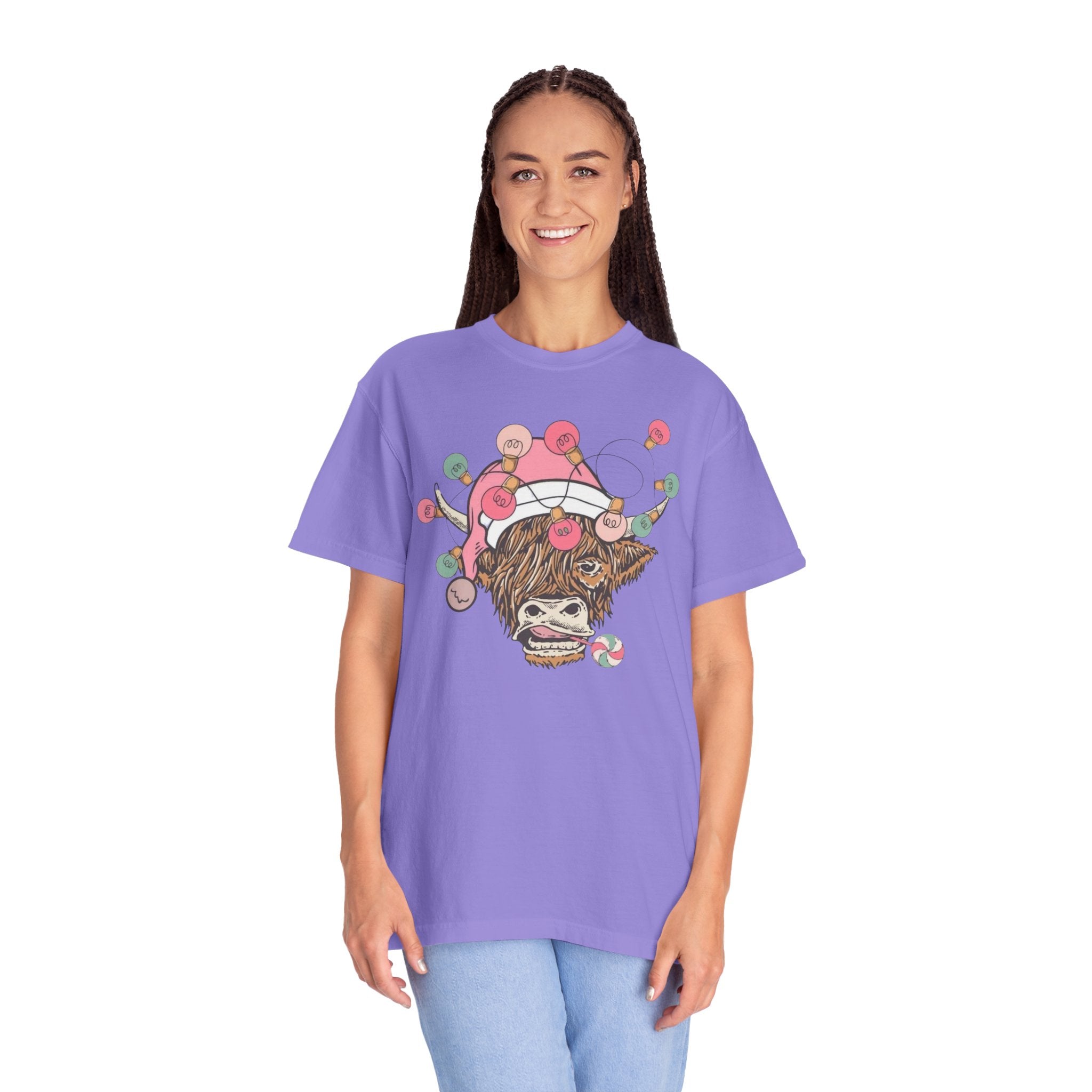 Christmas Cow Unisex T-Shirt