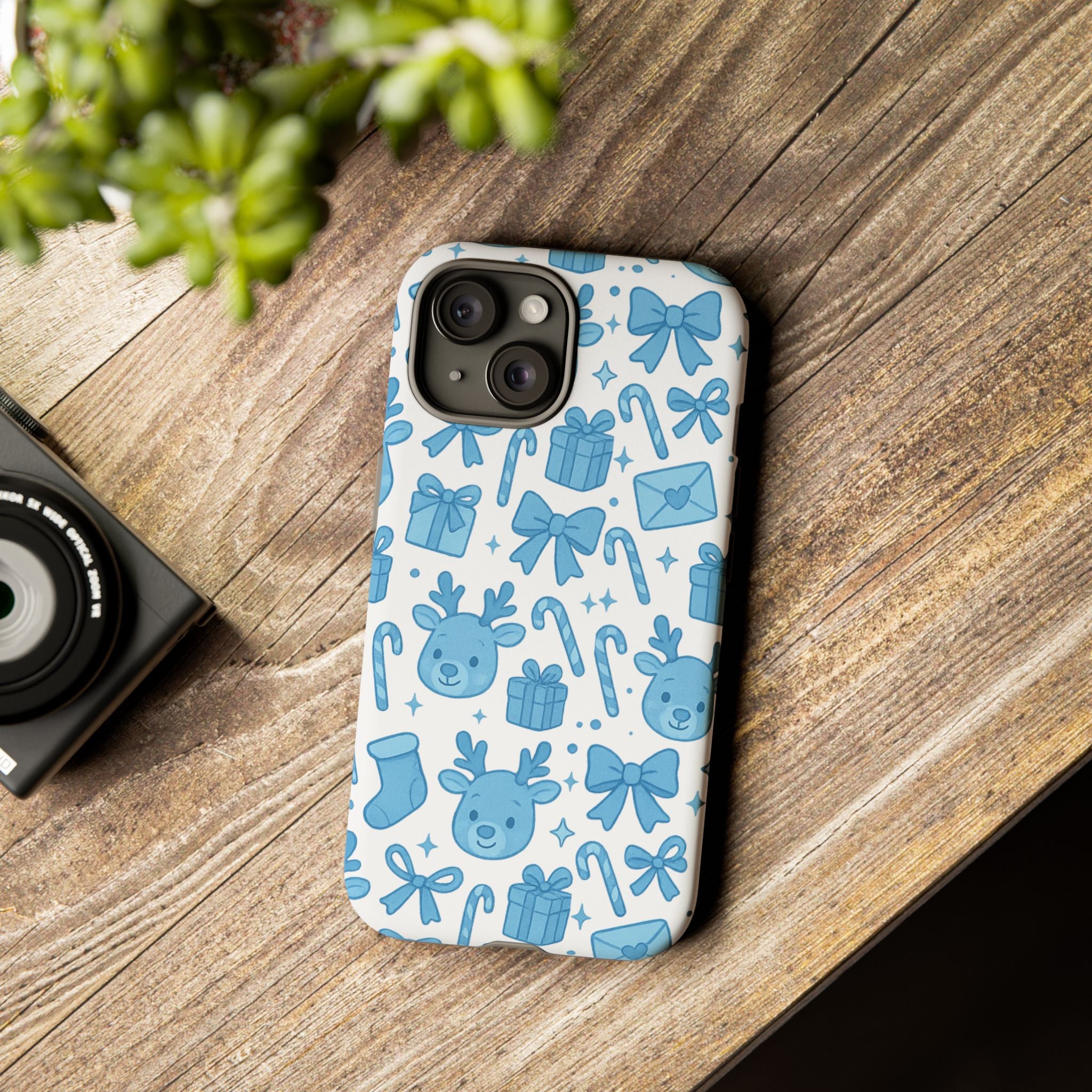 Cute Blue Christmas Phone Case