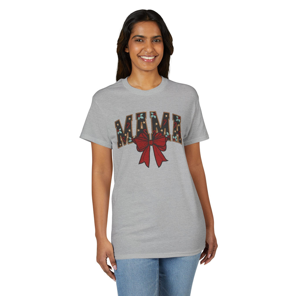 Festive Bow Mama Gildan unisex T-Shirt