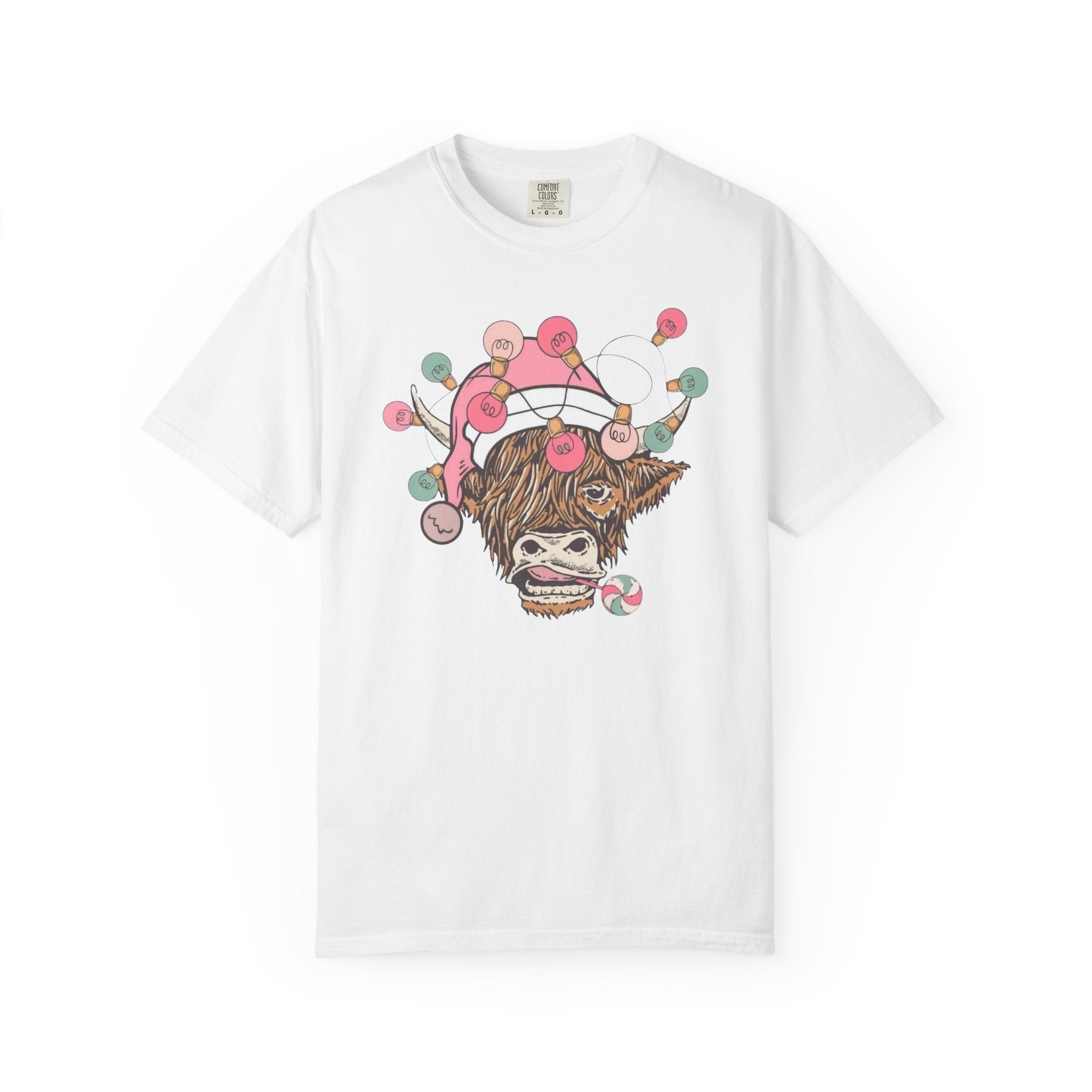 Christmas Cow Unisex T-Shirt