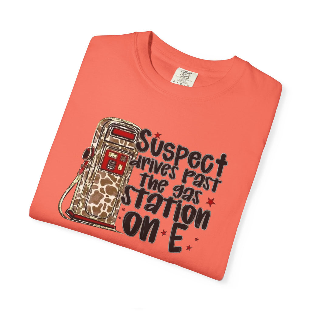 Suspect Drives on E Unisex T-Shirt