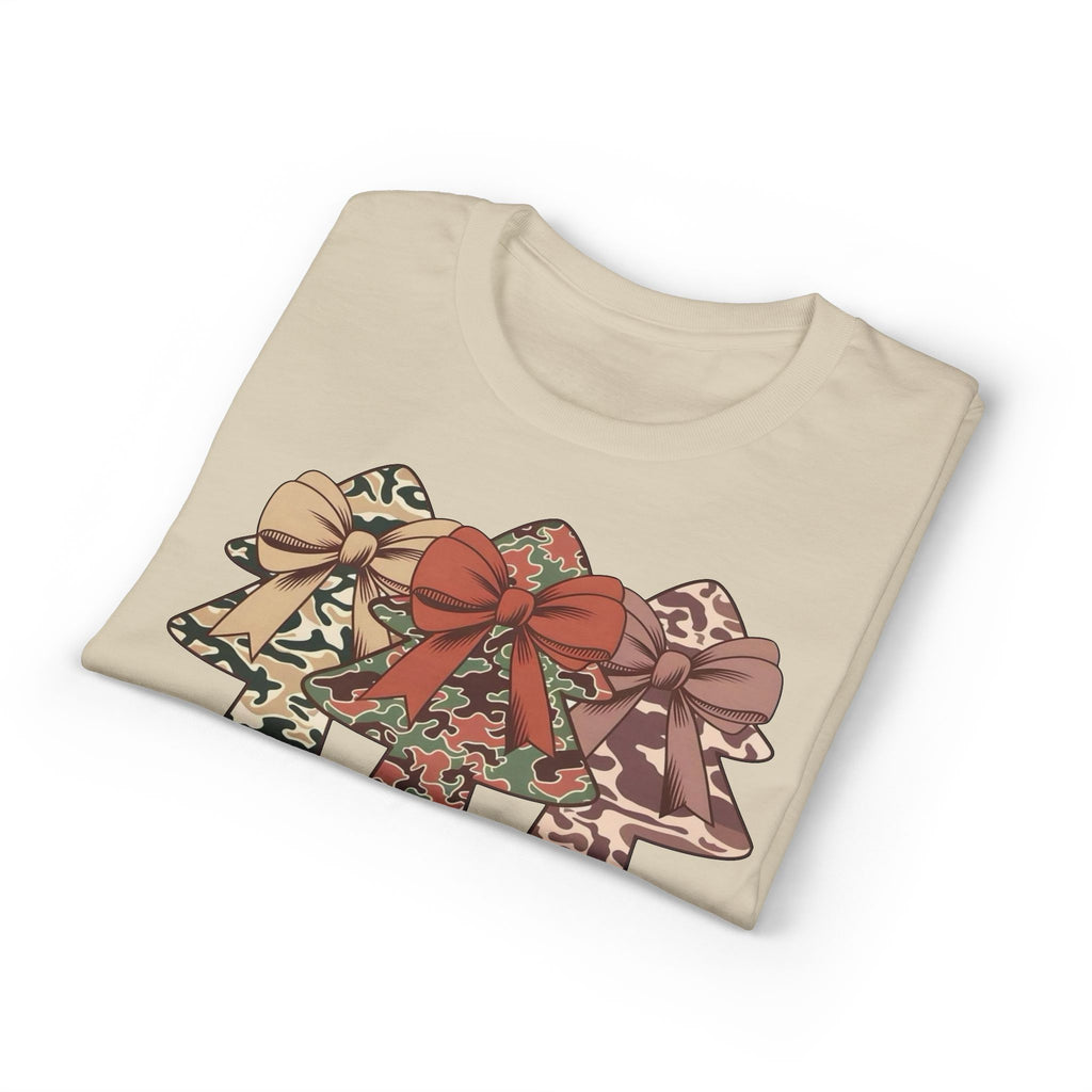 Camo Bow Trees Gildan unisex T-Shirt