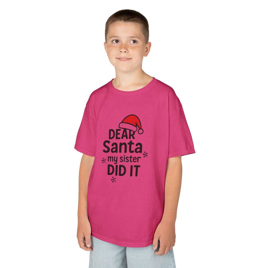 My Sister Did It Kids Tee