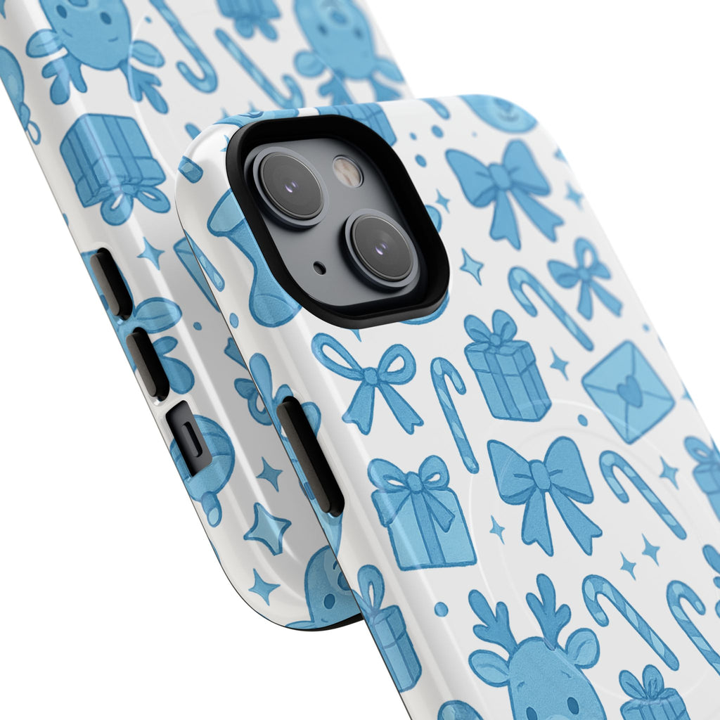 Blue Festive Phone Case - MagSafe