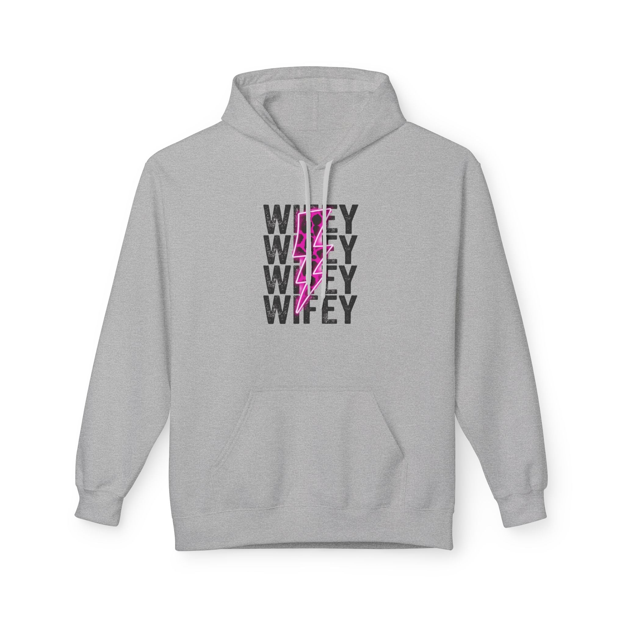 Pink Wifey Fleece Hoodie