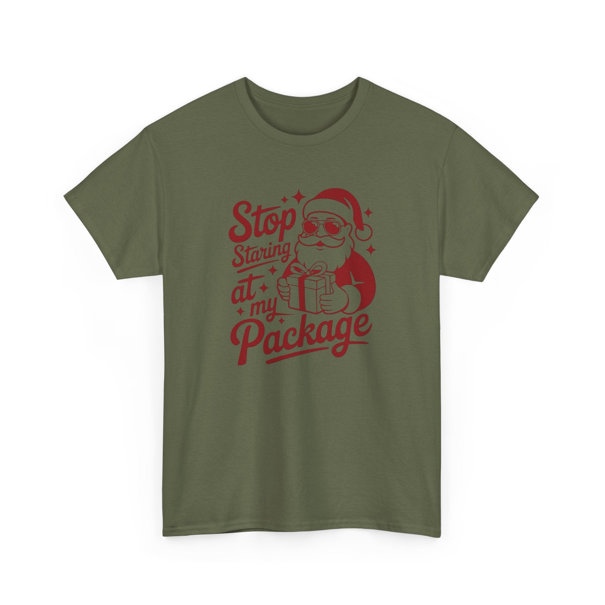 Stop Staring at my Package Gildan T-Shirt