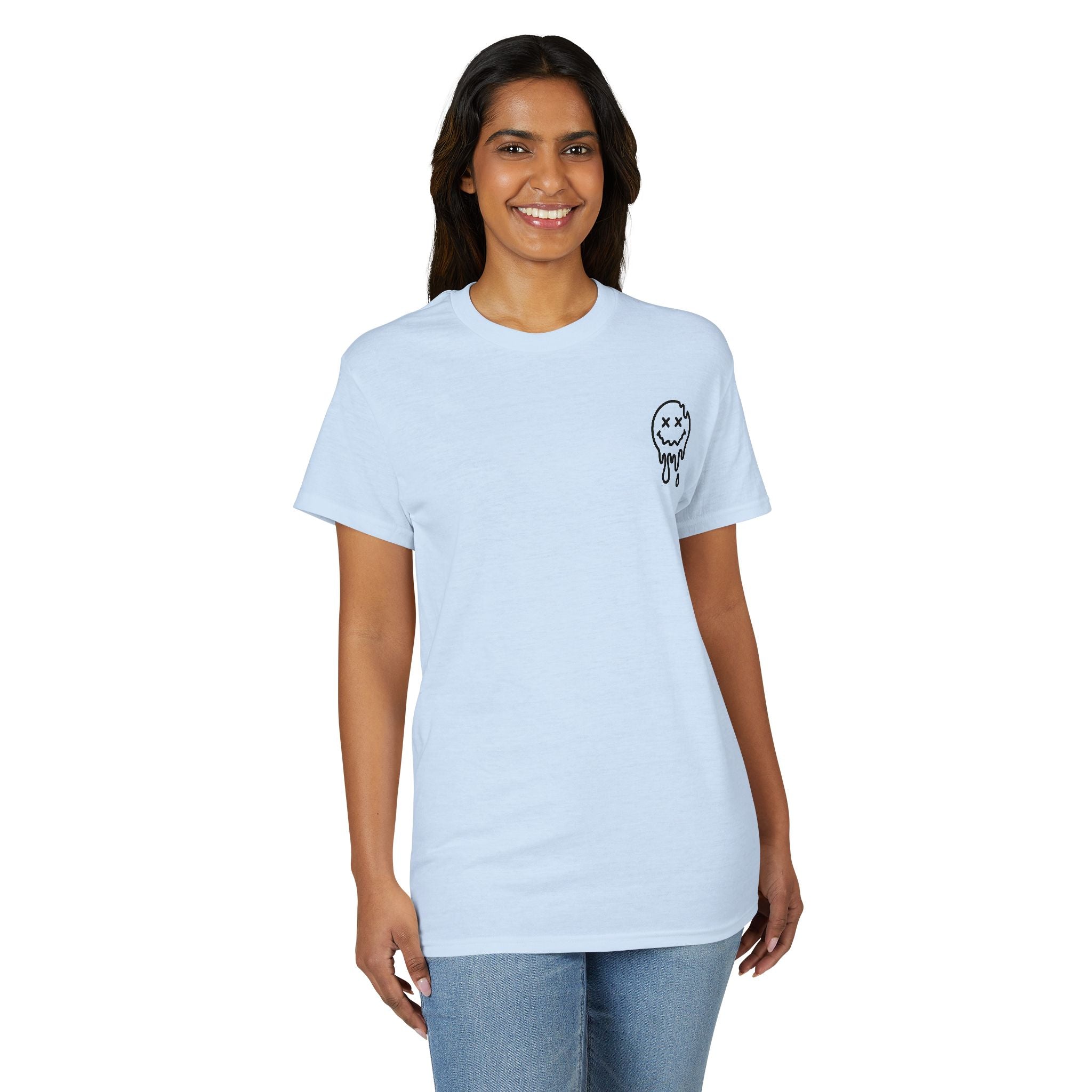 Smiley Overstimulated Moms Club Gildan unisex T-Shirt