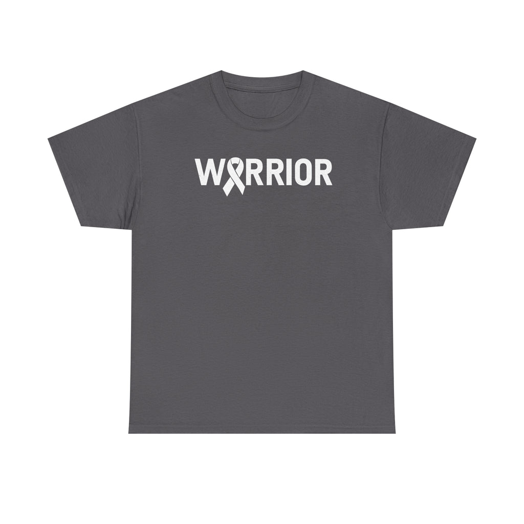 White Ribbon Warrior Unisex Gildan T-Shirt