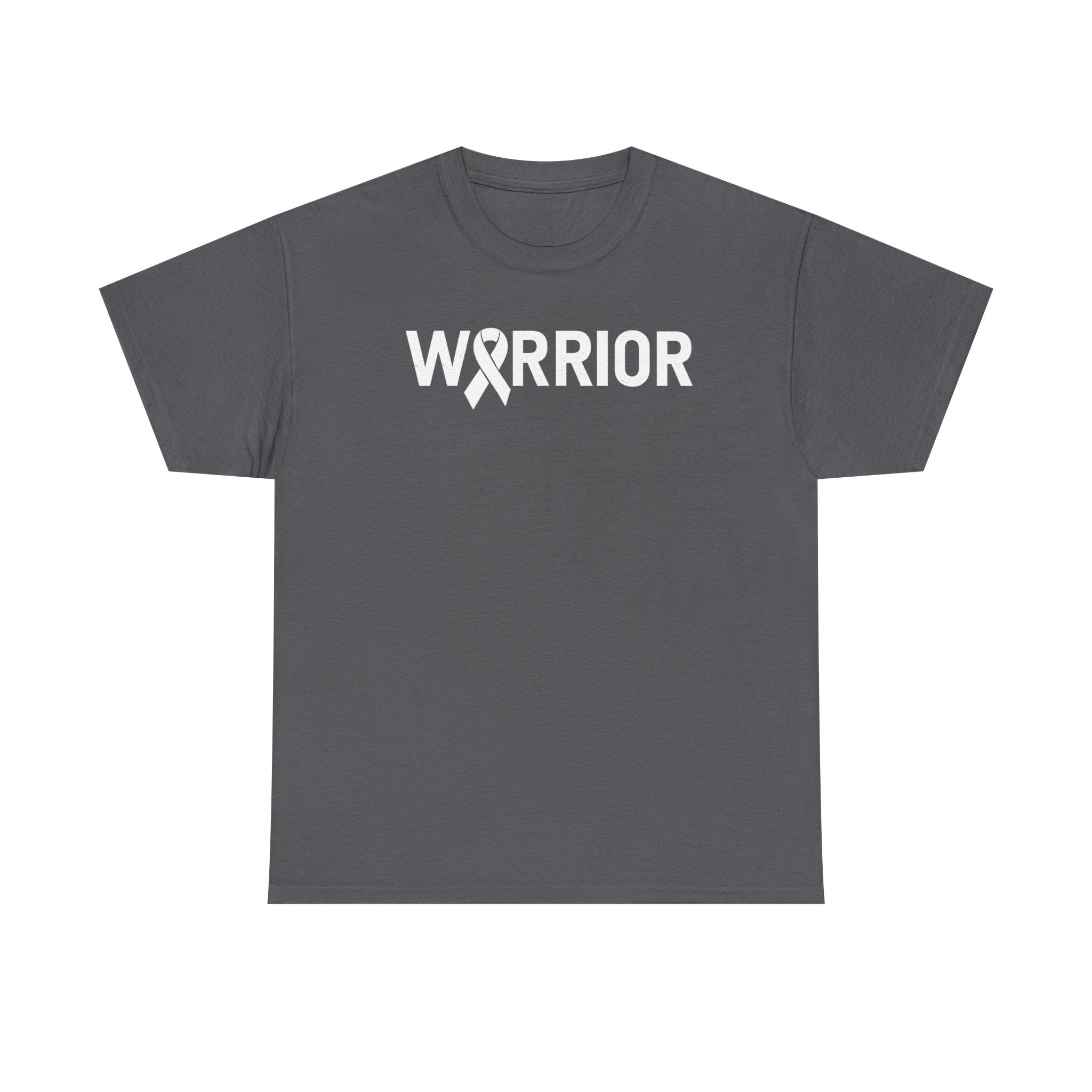 White Ribbon Warrior Unisex Gildan T-Shirt