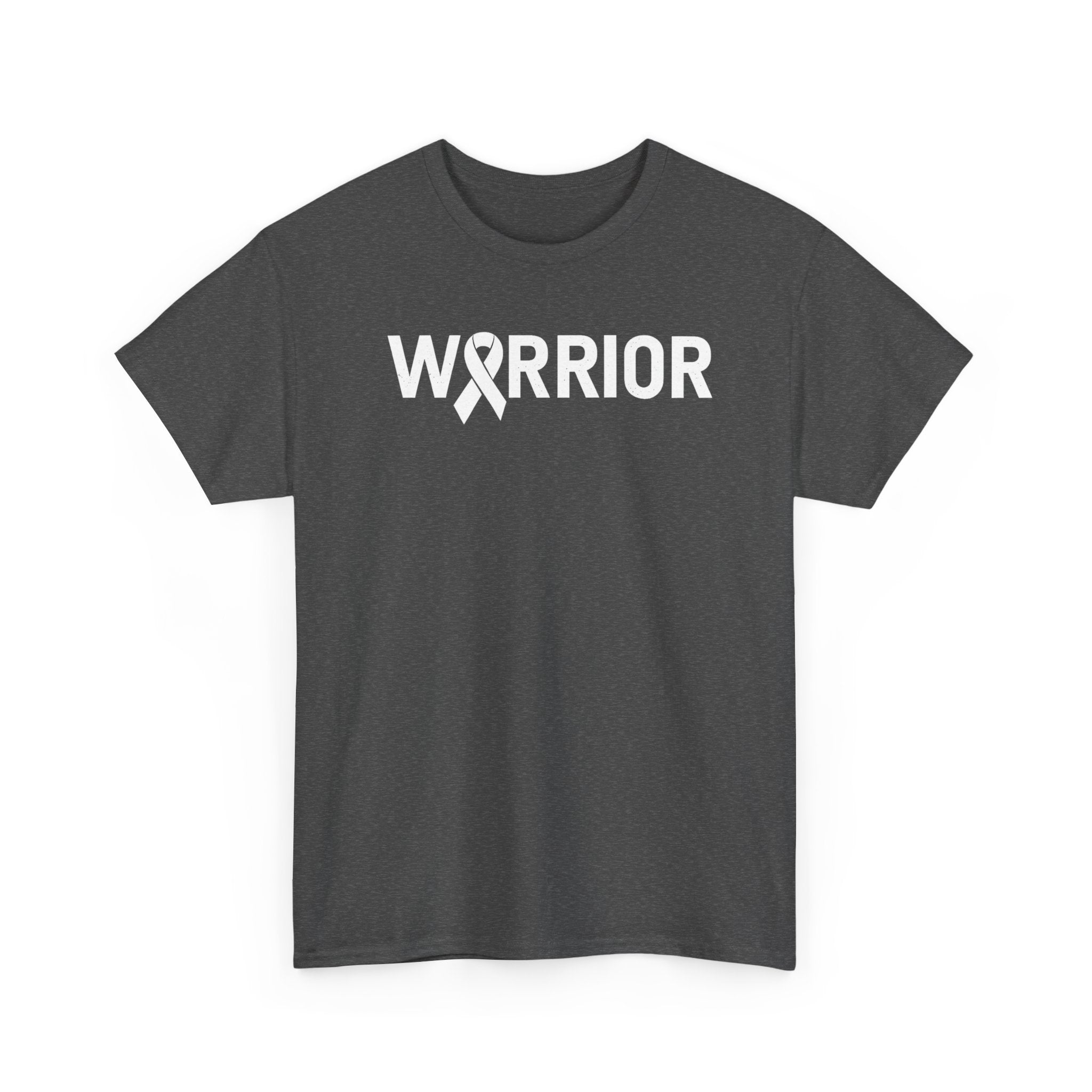 White Ribbon Warrior Unisex Gildan T-Shirt