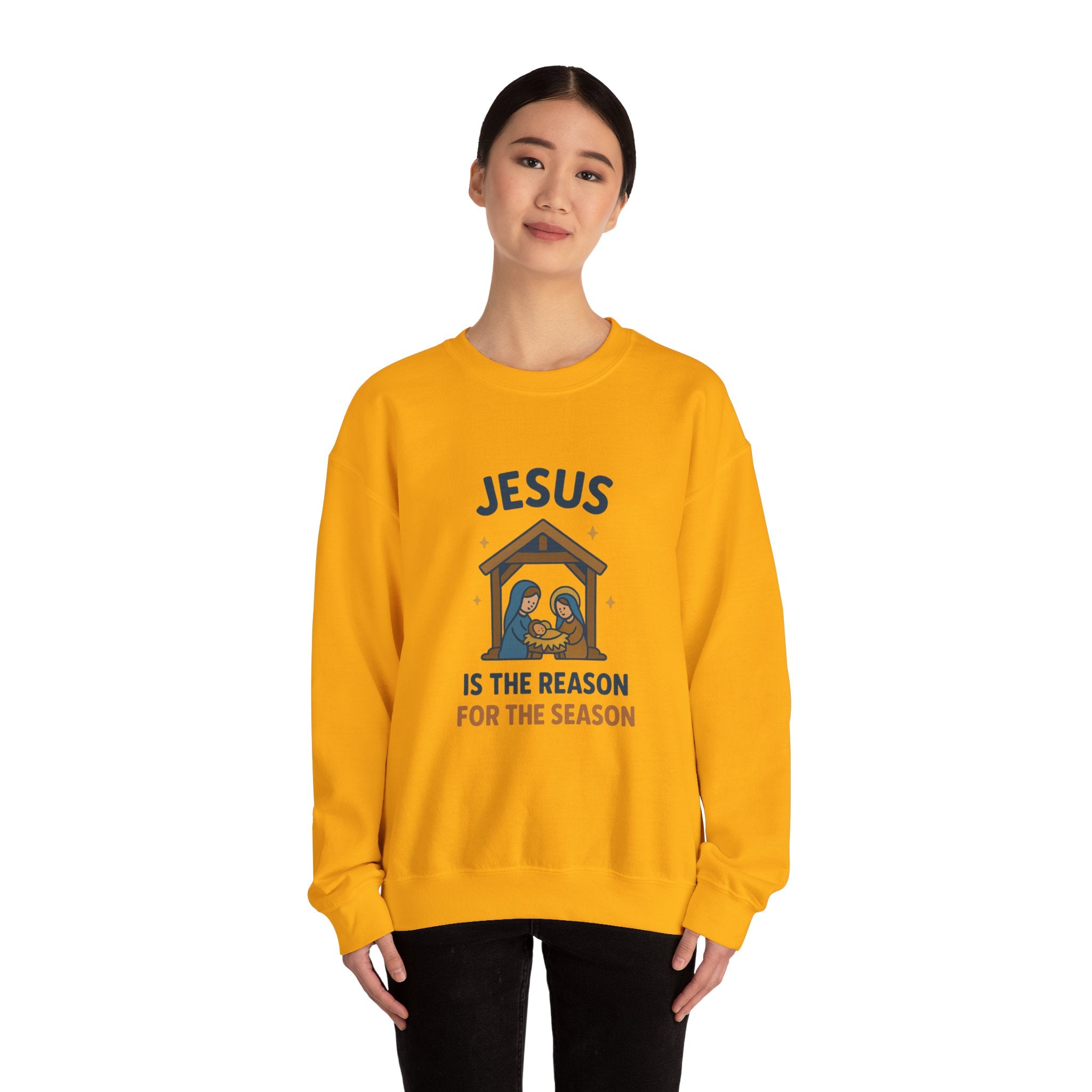Christmas Sweatshirt - Jesus is the Reason for the Season