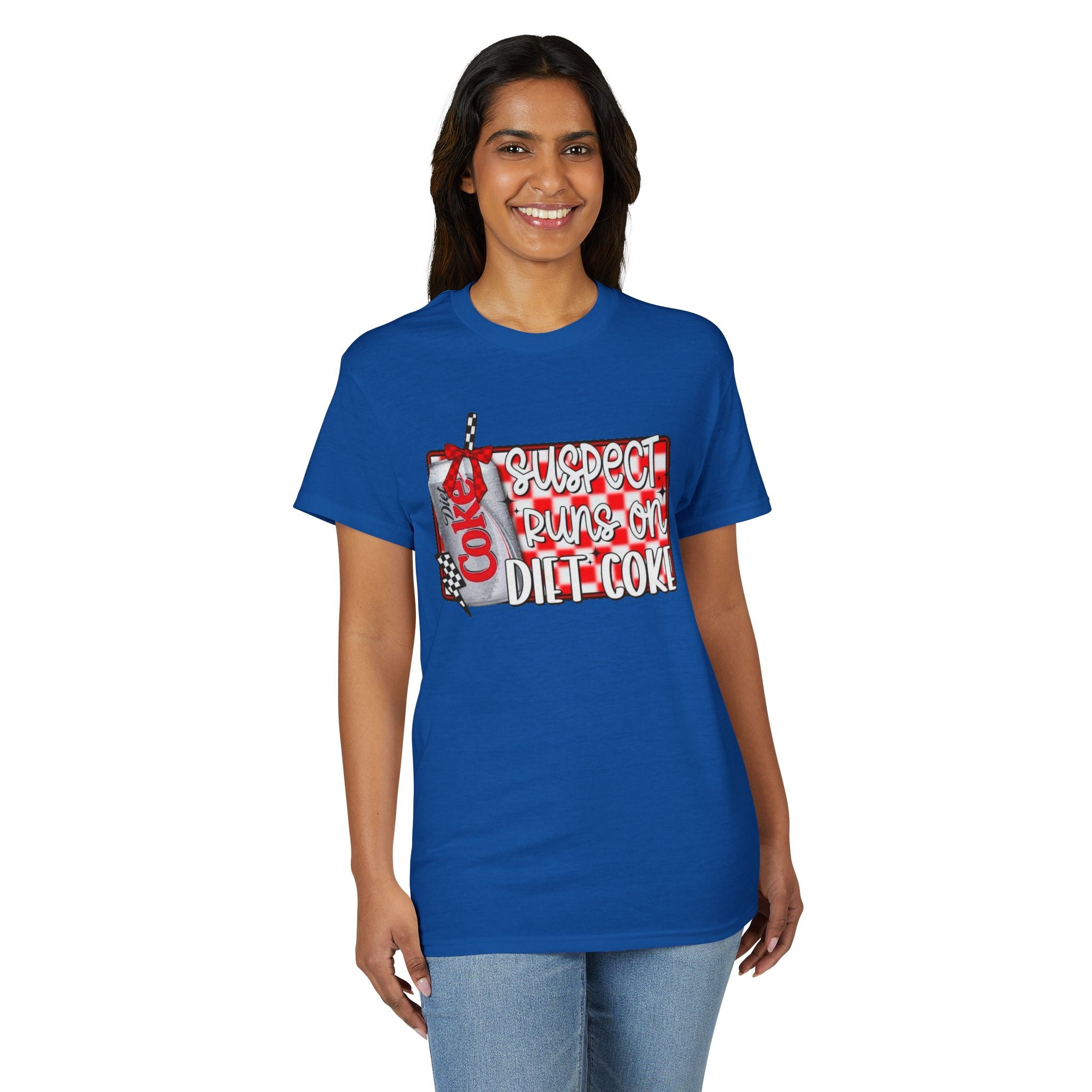 Suspects Runs on Diet Coke Gildan unisex T-Shirt