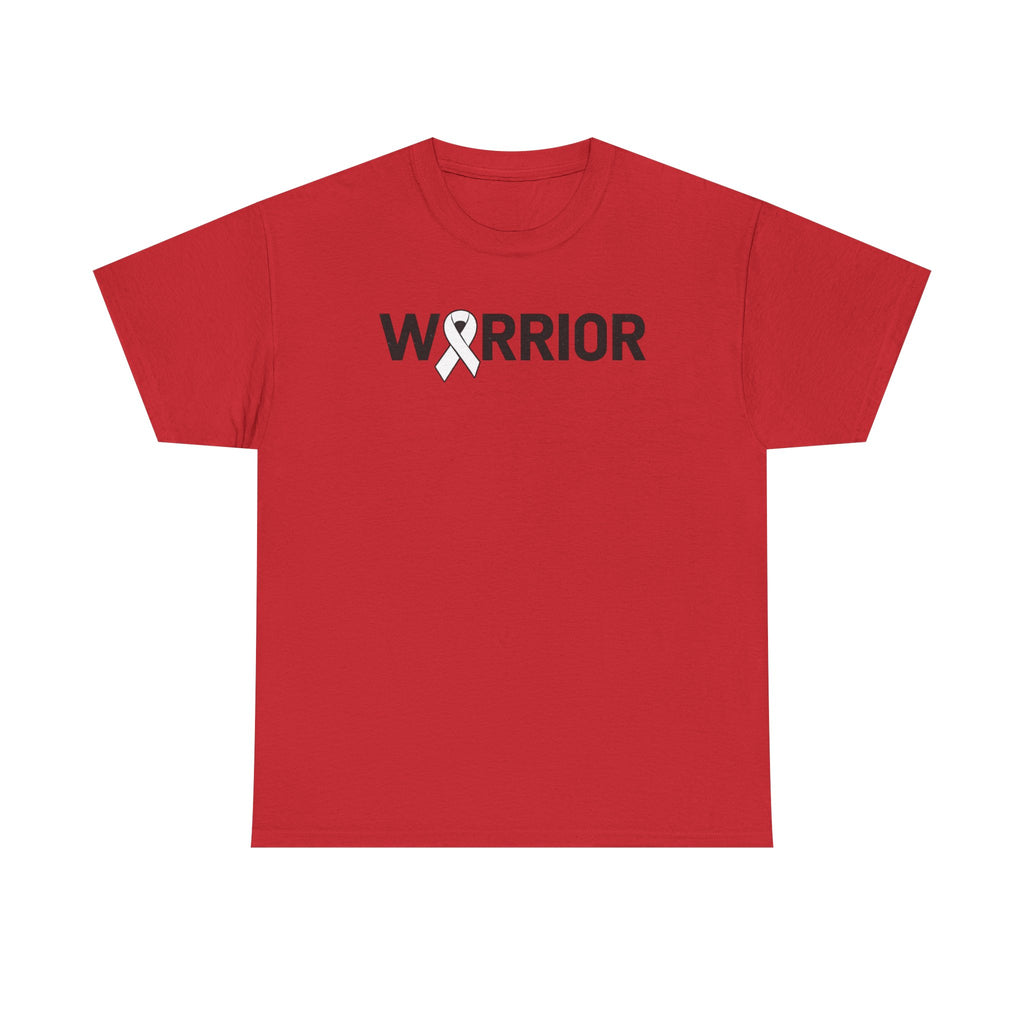 White Ribbon Warrior Unisex Gildan T-Shirt