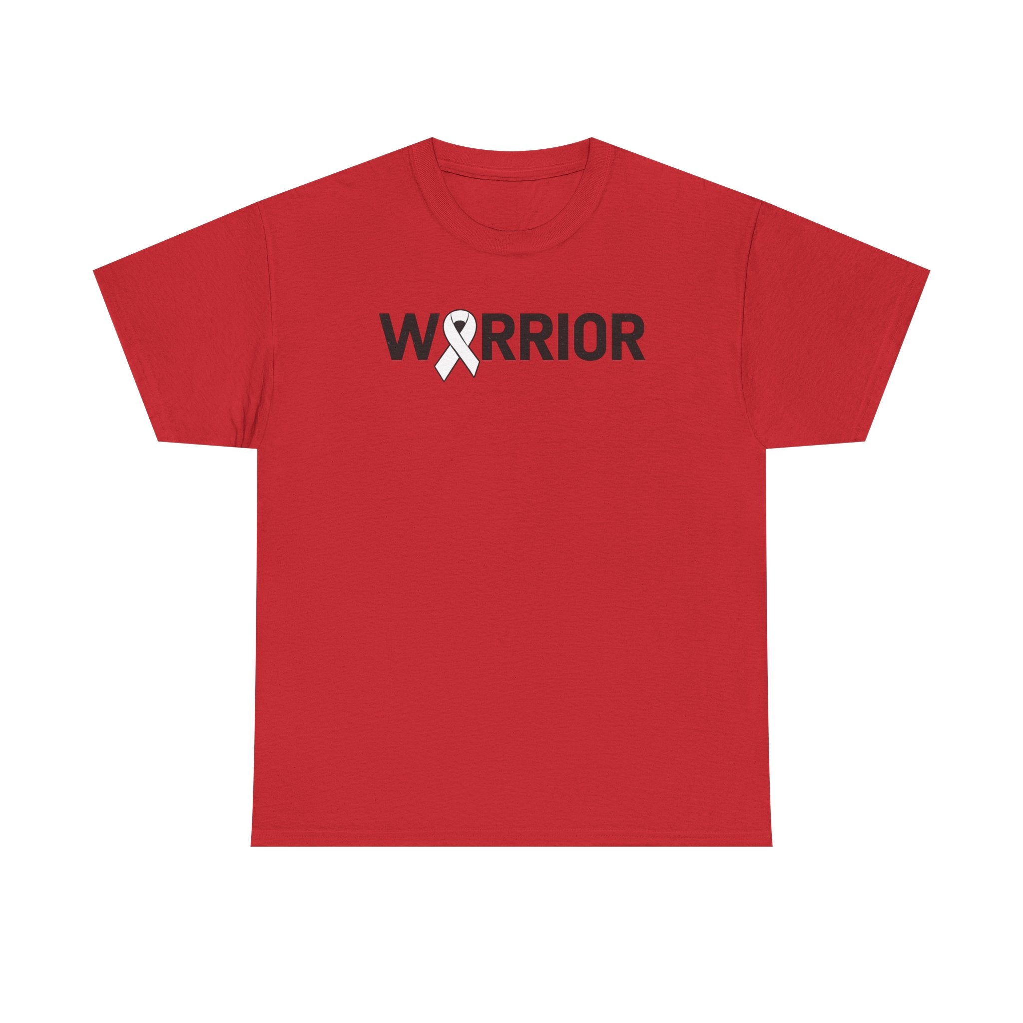White Ribbon Warrior Unisex Gildan T-Shirt