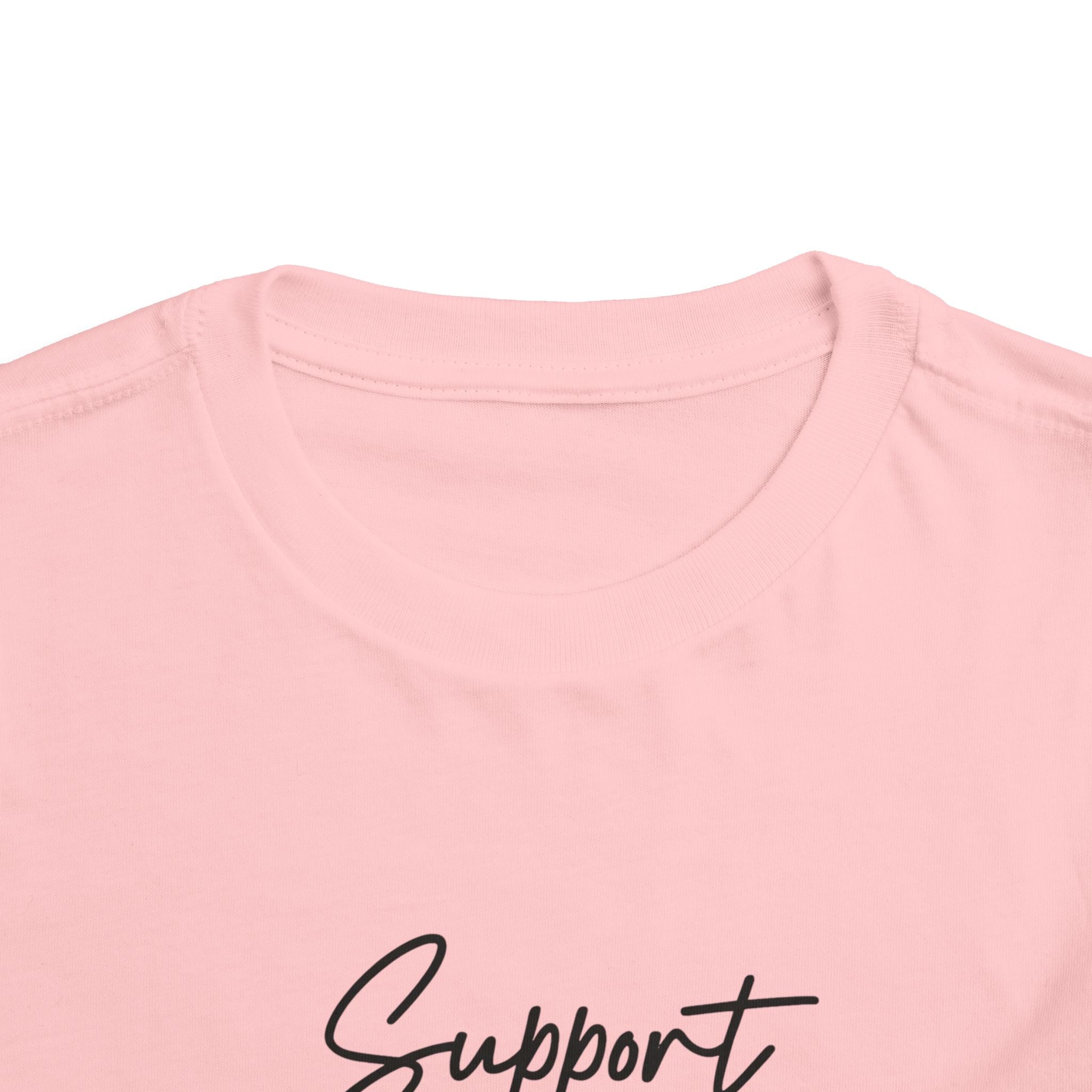 White Ribbon Support Toddler Tee