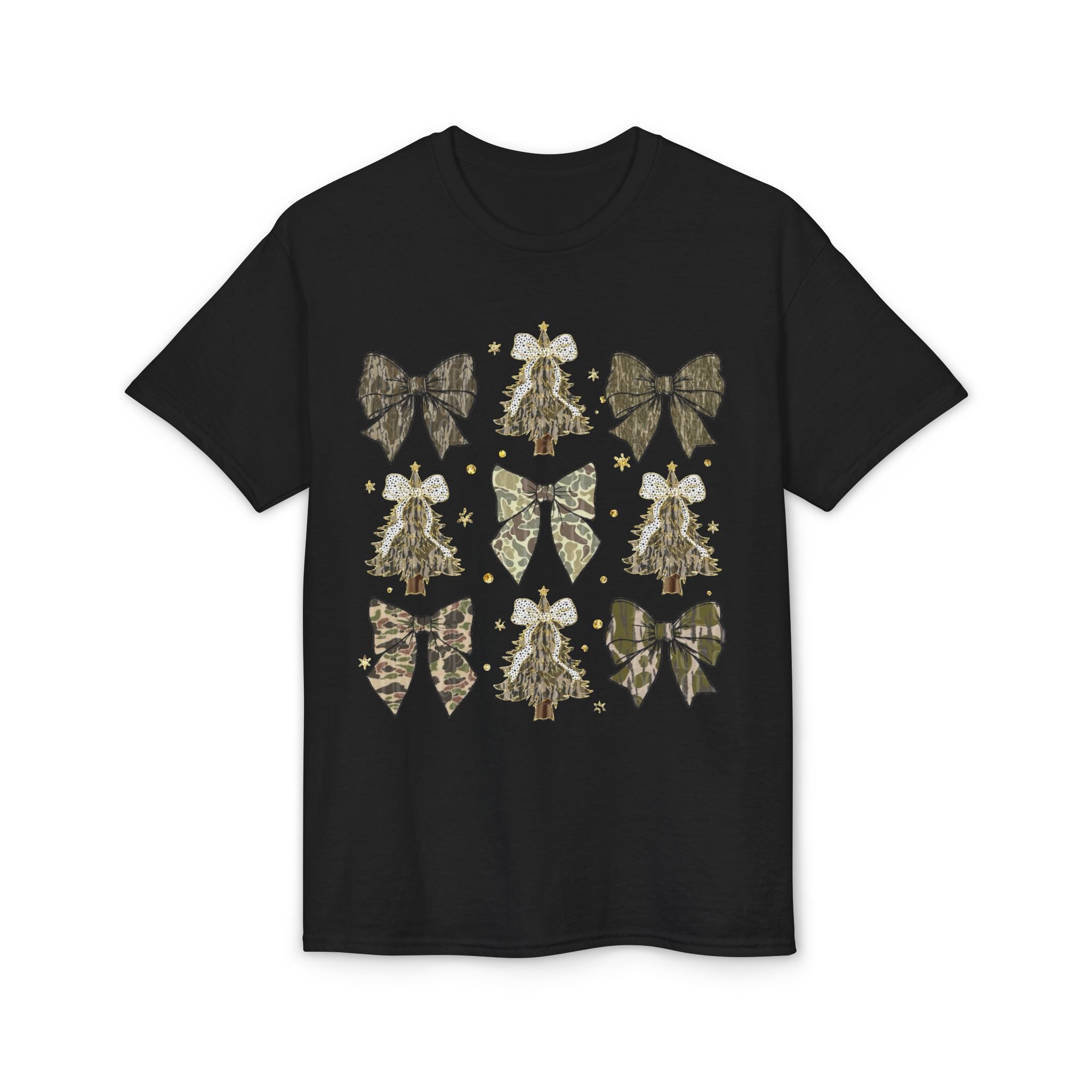 Camo Bows & Trees Gildan unisex T-Shirt