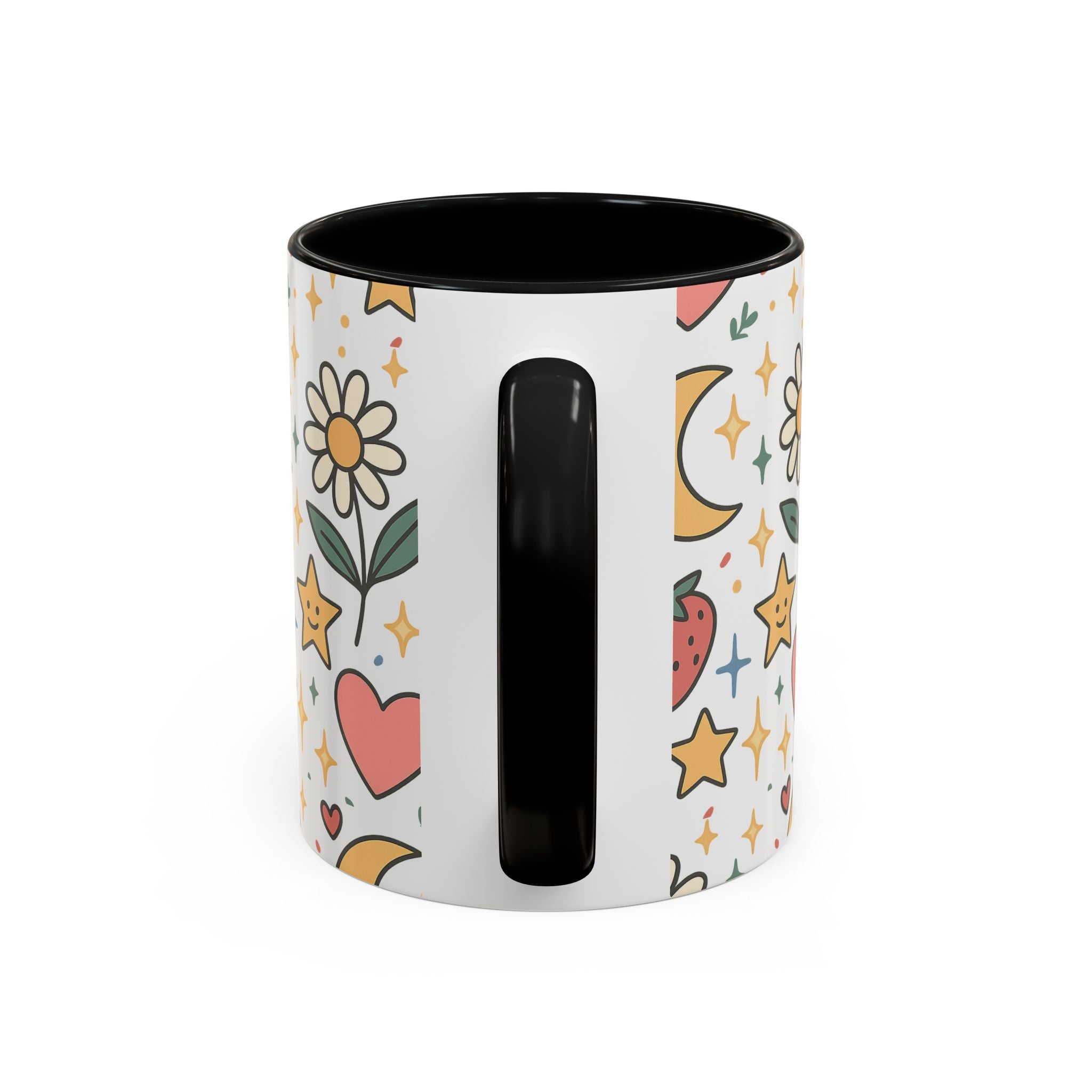 Cute Strawberries/ Flowers Mug