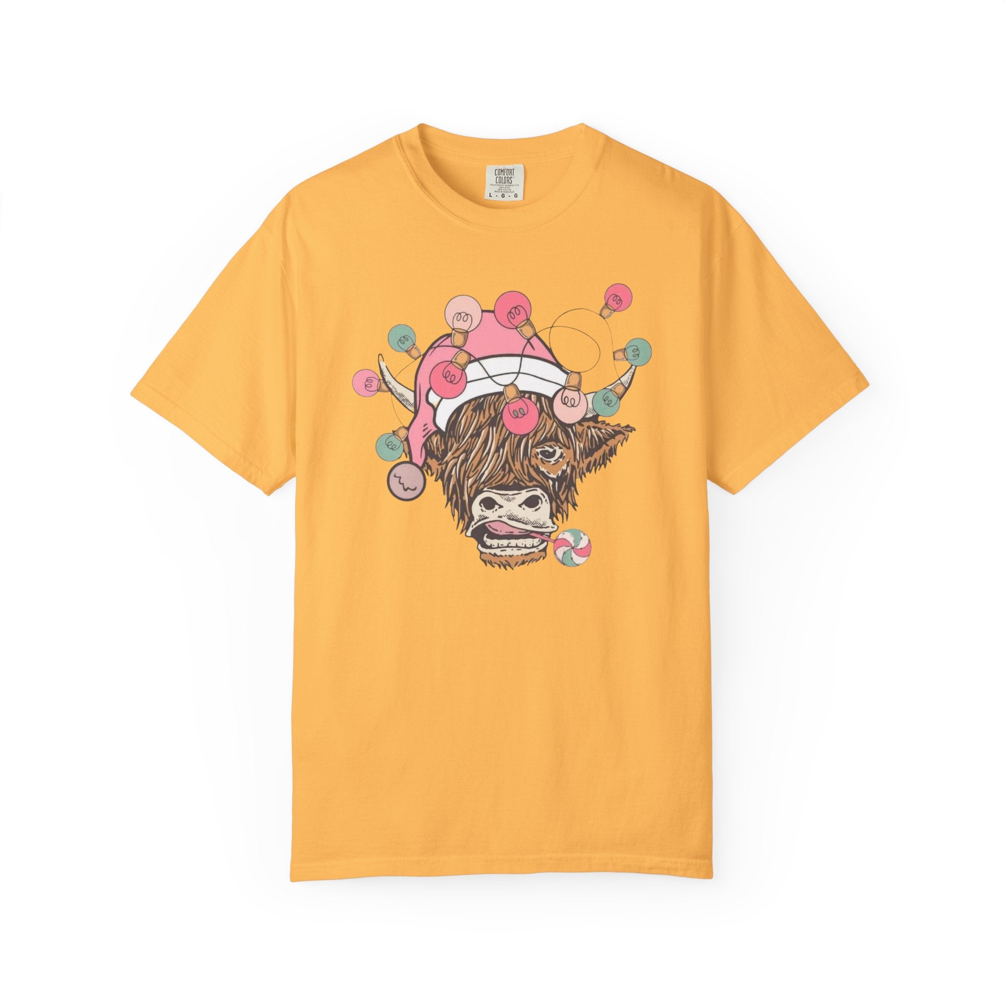 Christmas Cow Unisex T-Shirt