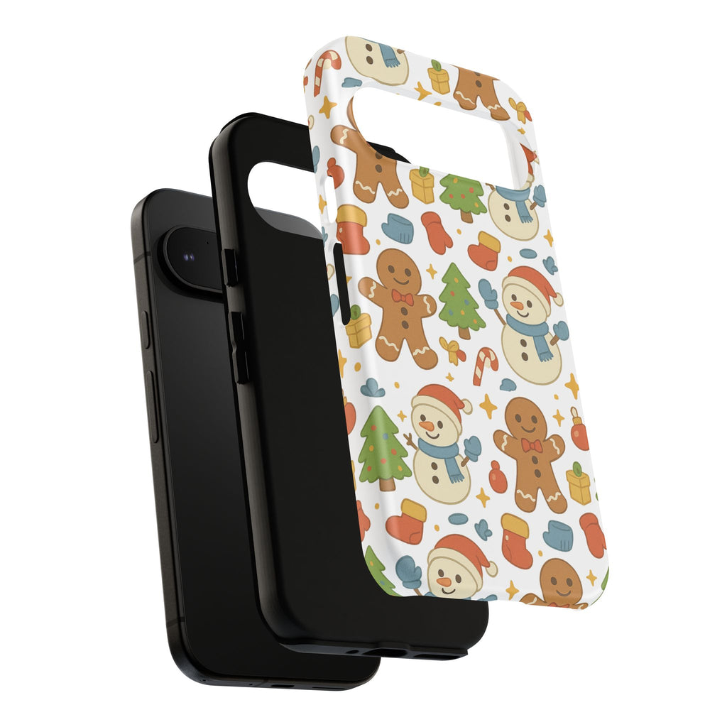 Cute Gingerbread/ Snowmen Christmas Phone Case