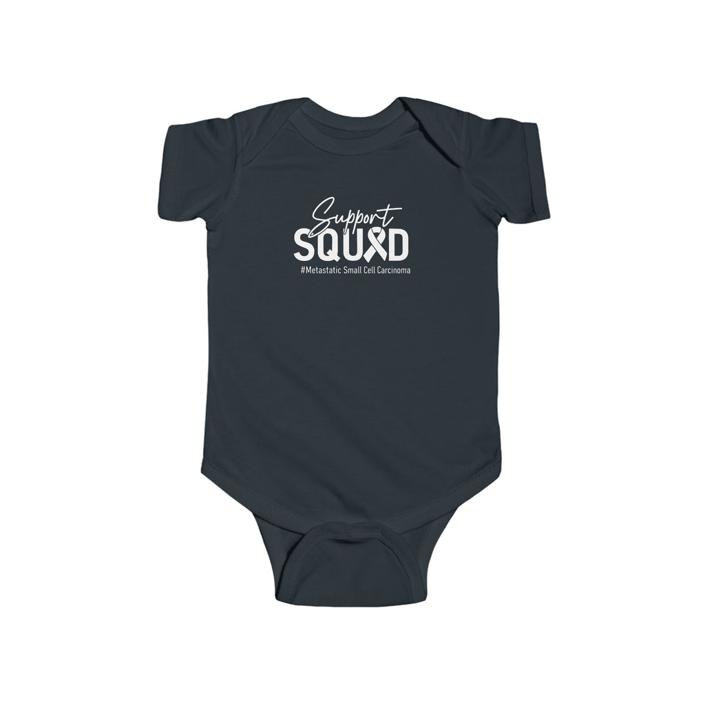 White Ribbon Support Baby Onesie