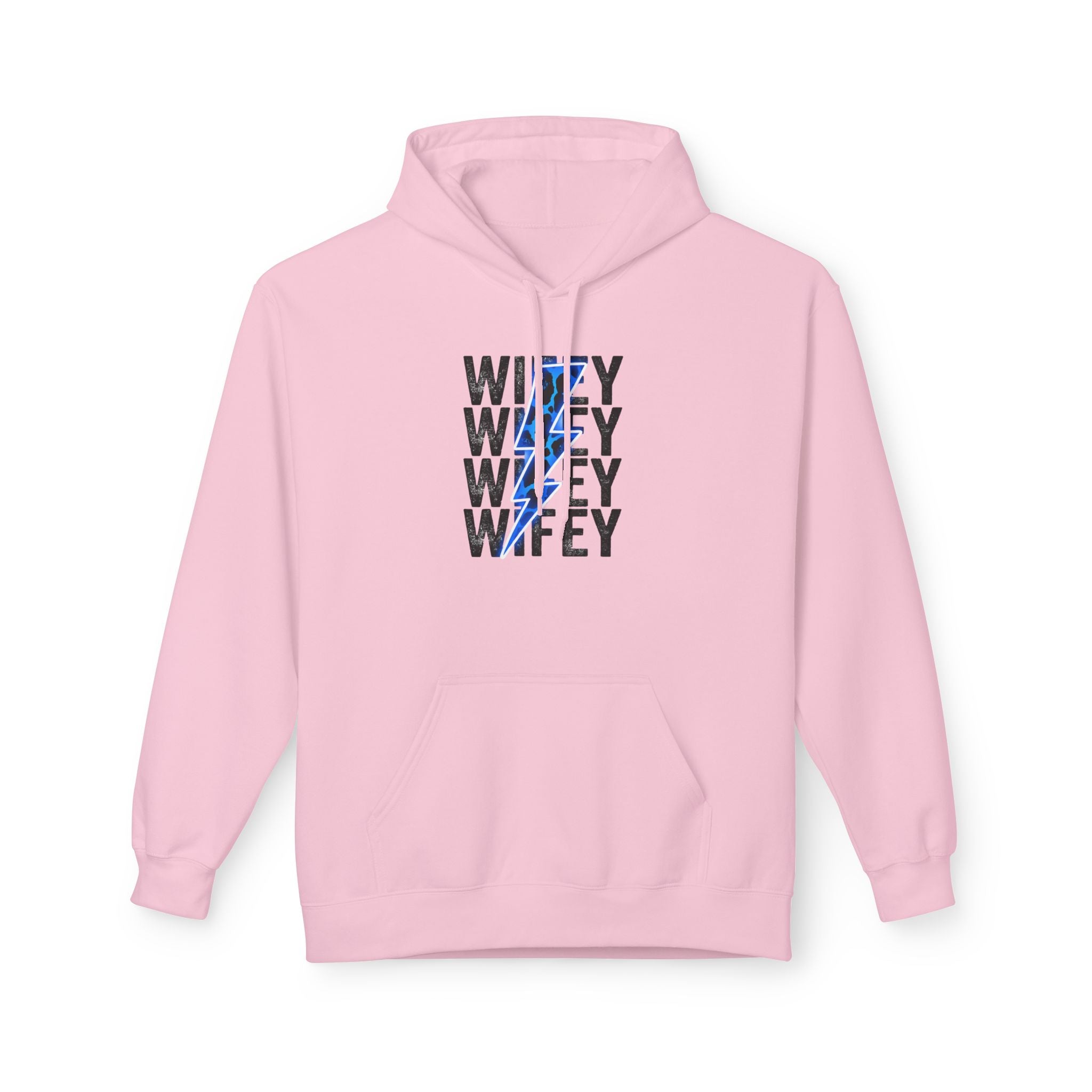 Blue Wifey Fleece Hoodie