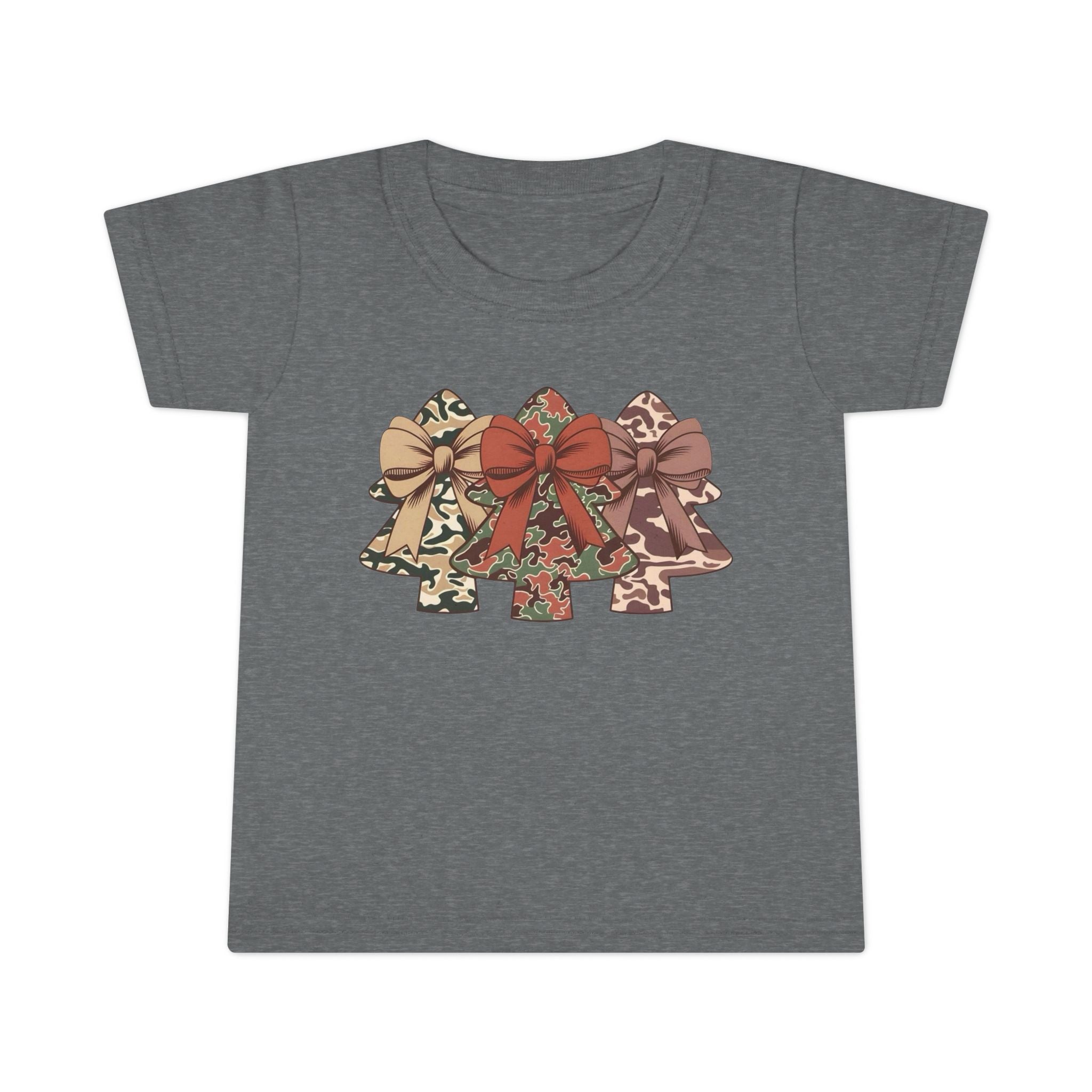 Camo Bow Trees Toddler T-Shirt