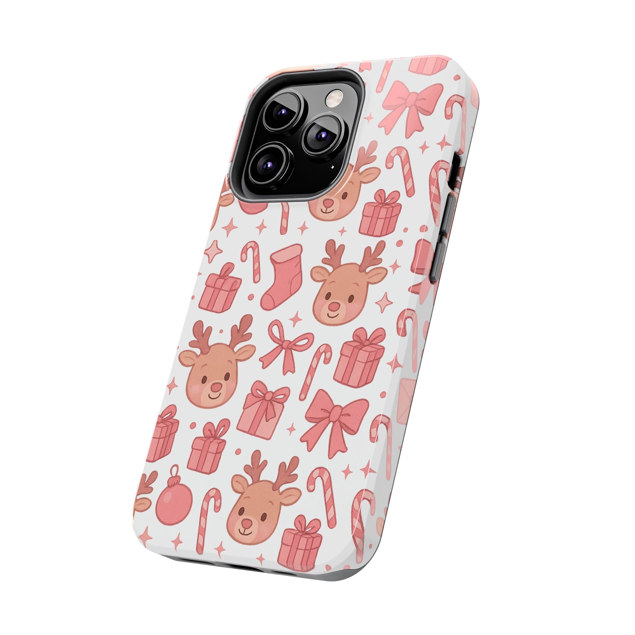 Cute Pink Christmas Phone Case