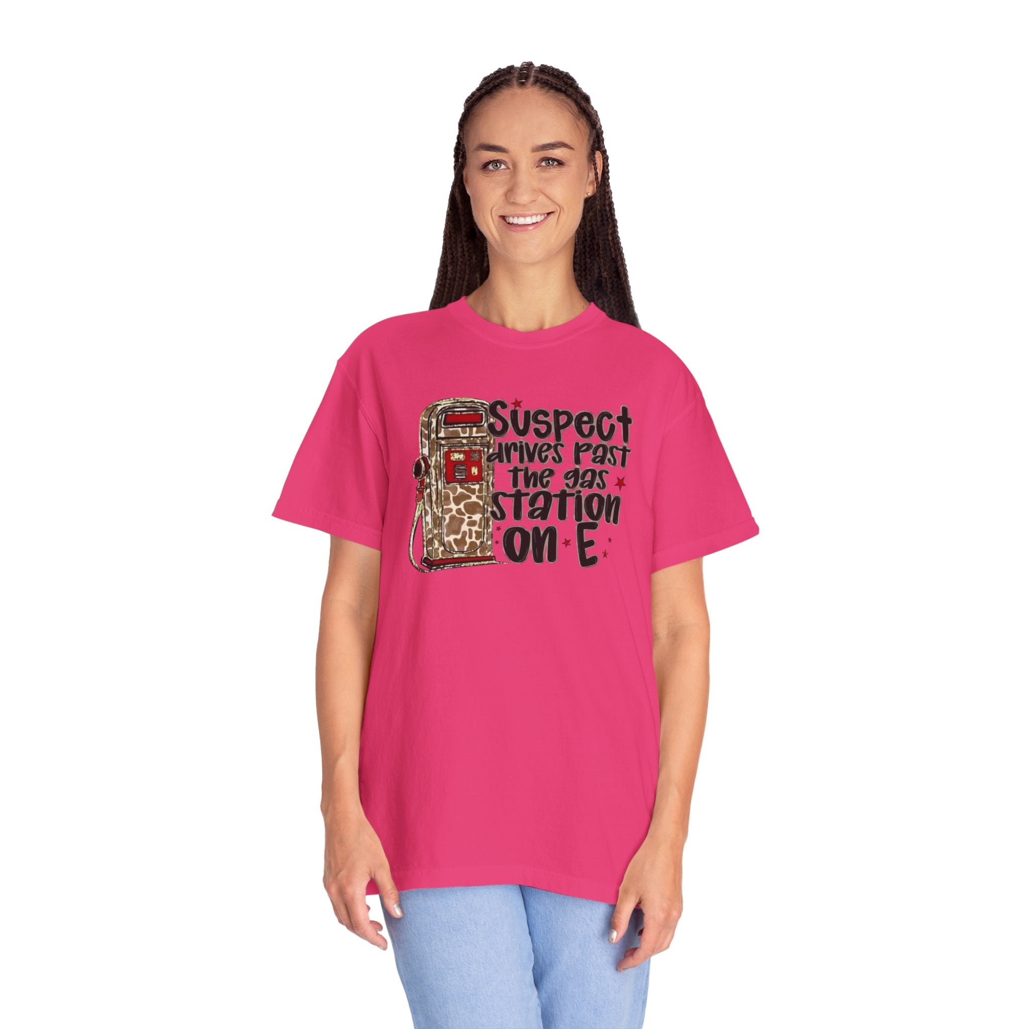 Suspect Drives on E Unisex T-Shirt