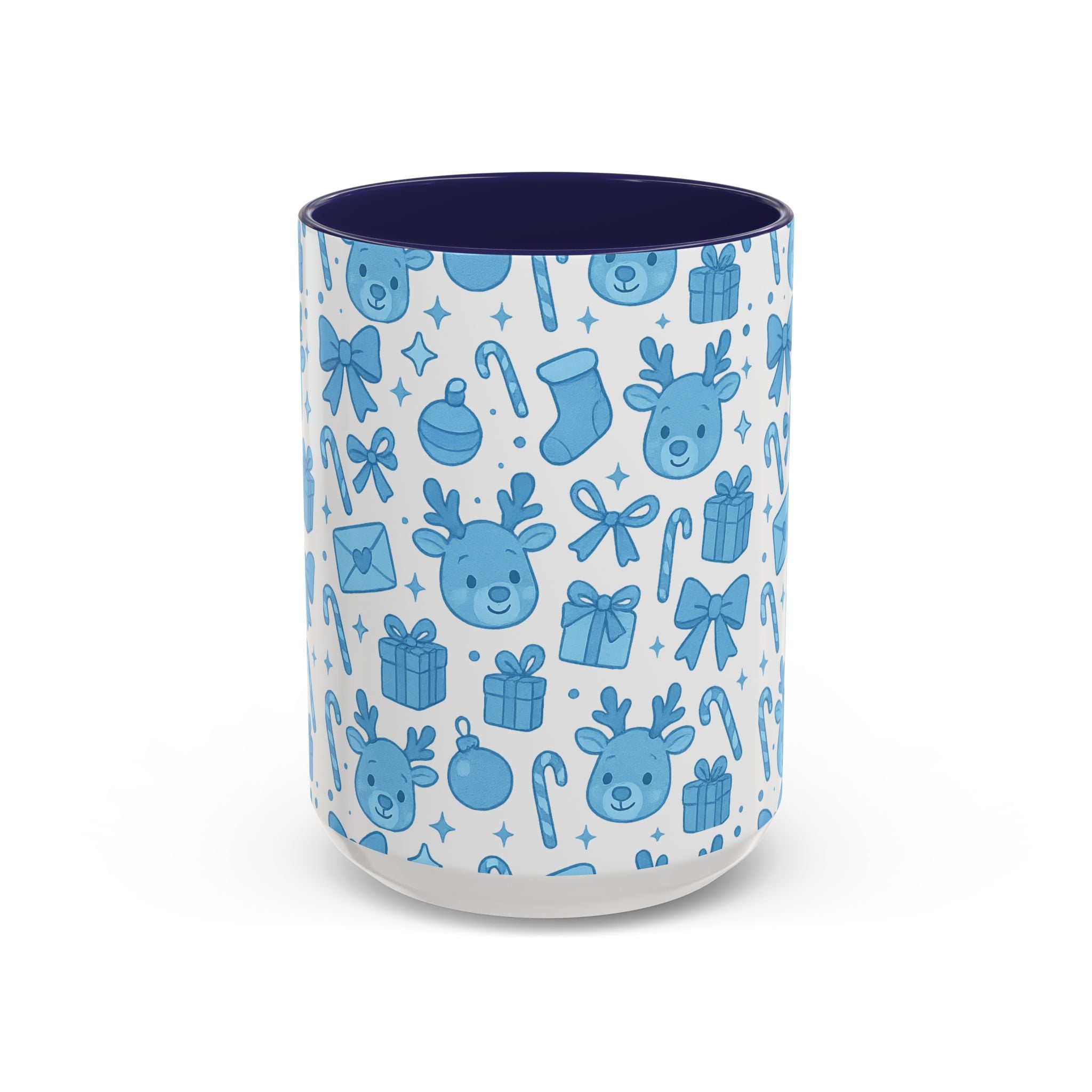Cute Blue Christmas Mug