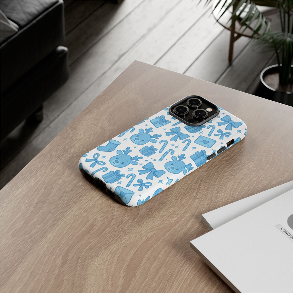 Cute Blue Christmas Phone Case