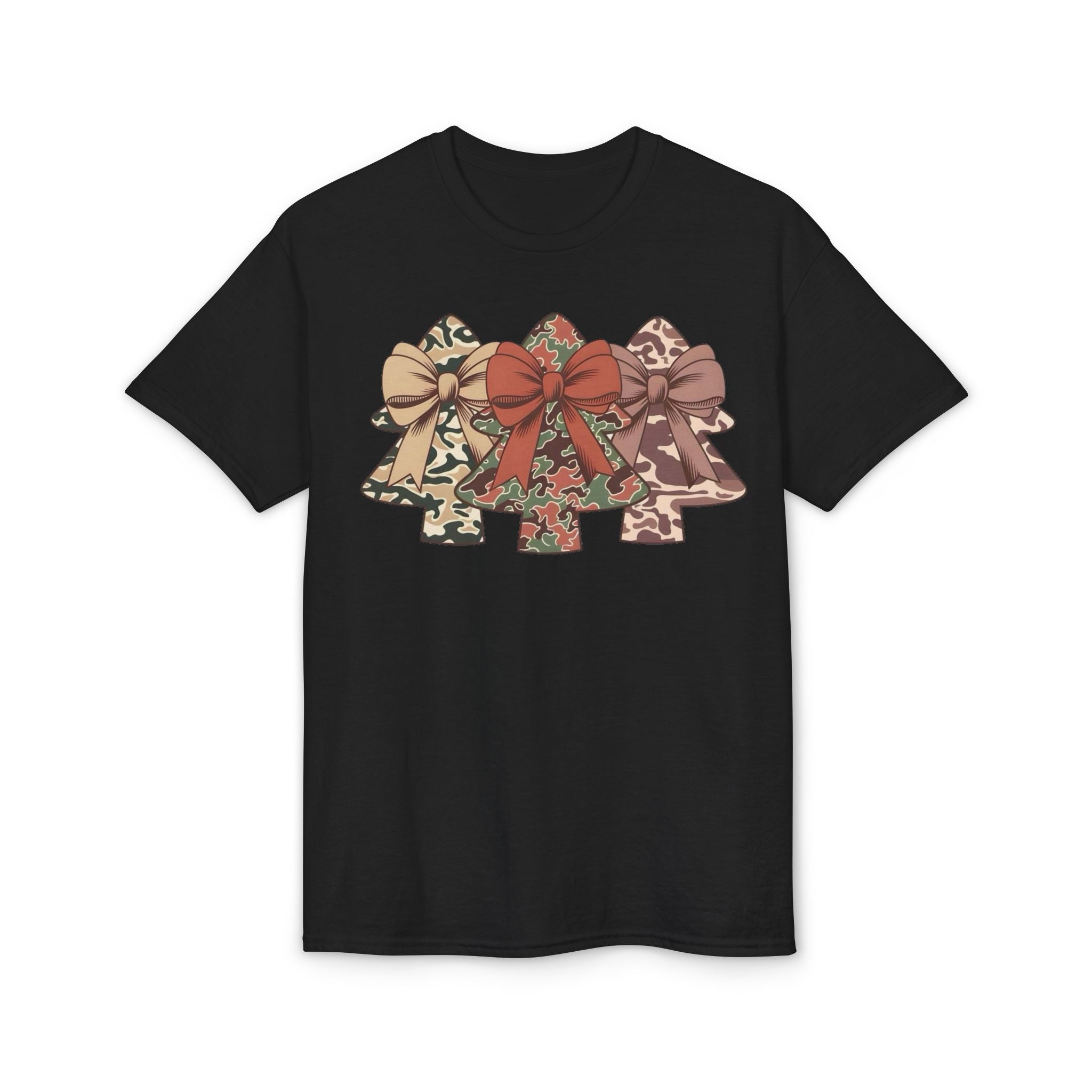 Camo Bow Trees Gildan unisex T-Shirt
