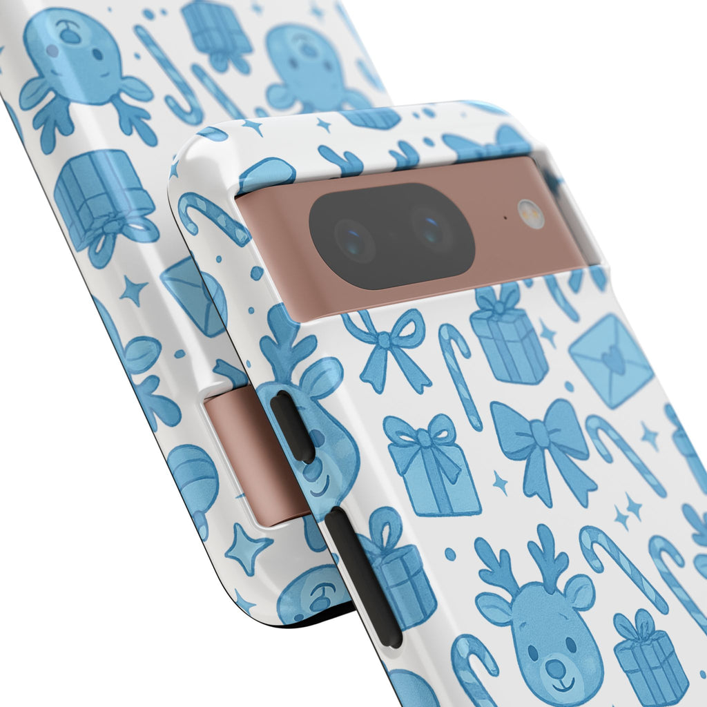 Cute Blue Christmas Phone Case