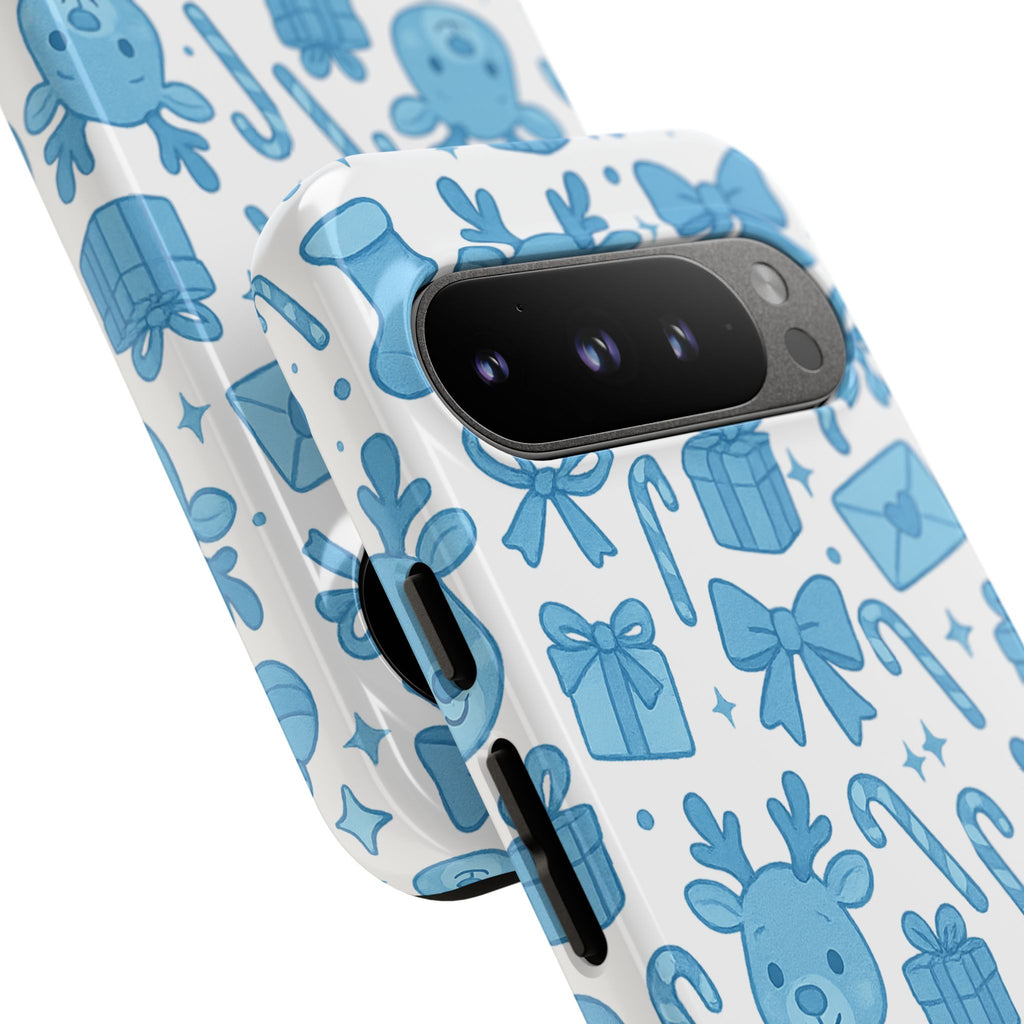 Cute Blue Christmas Phone Case