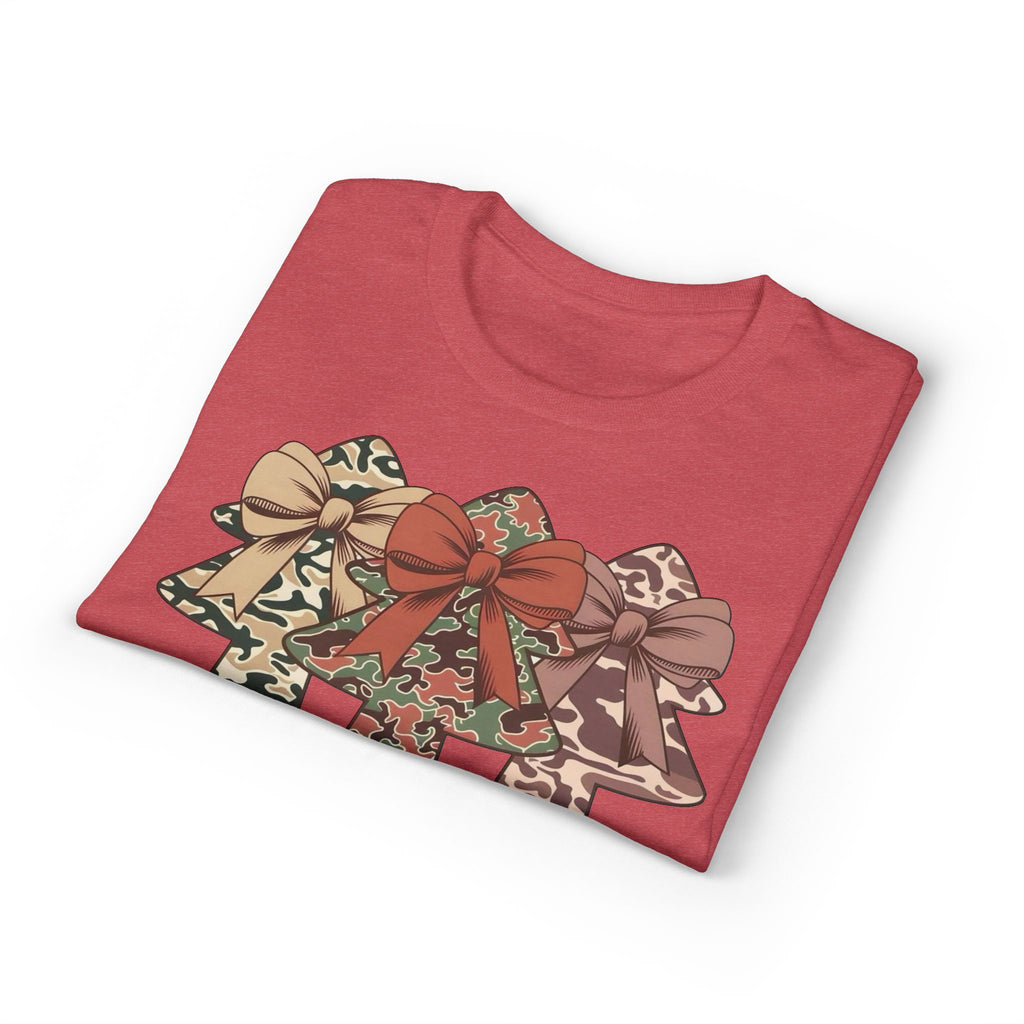 Camo Bow Trees Gildan unisex T-Shirt