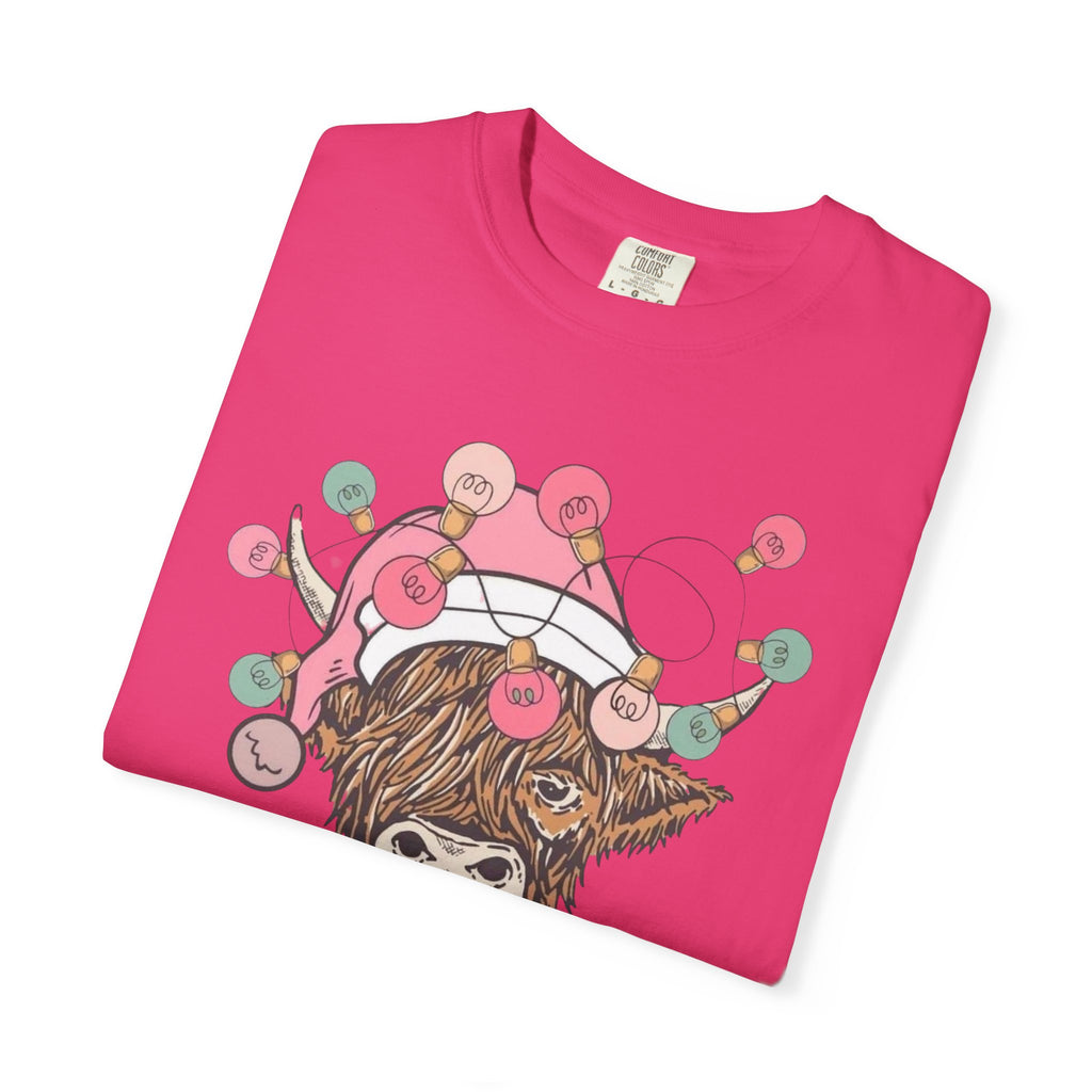 Christmas Cow Unisex T-Shirt