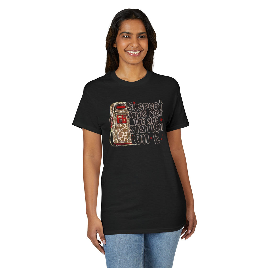Suspect Drives on E unisex T-Shirt